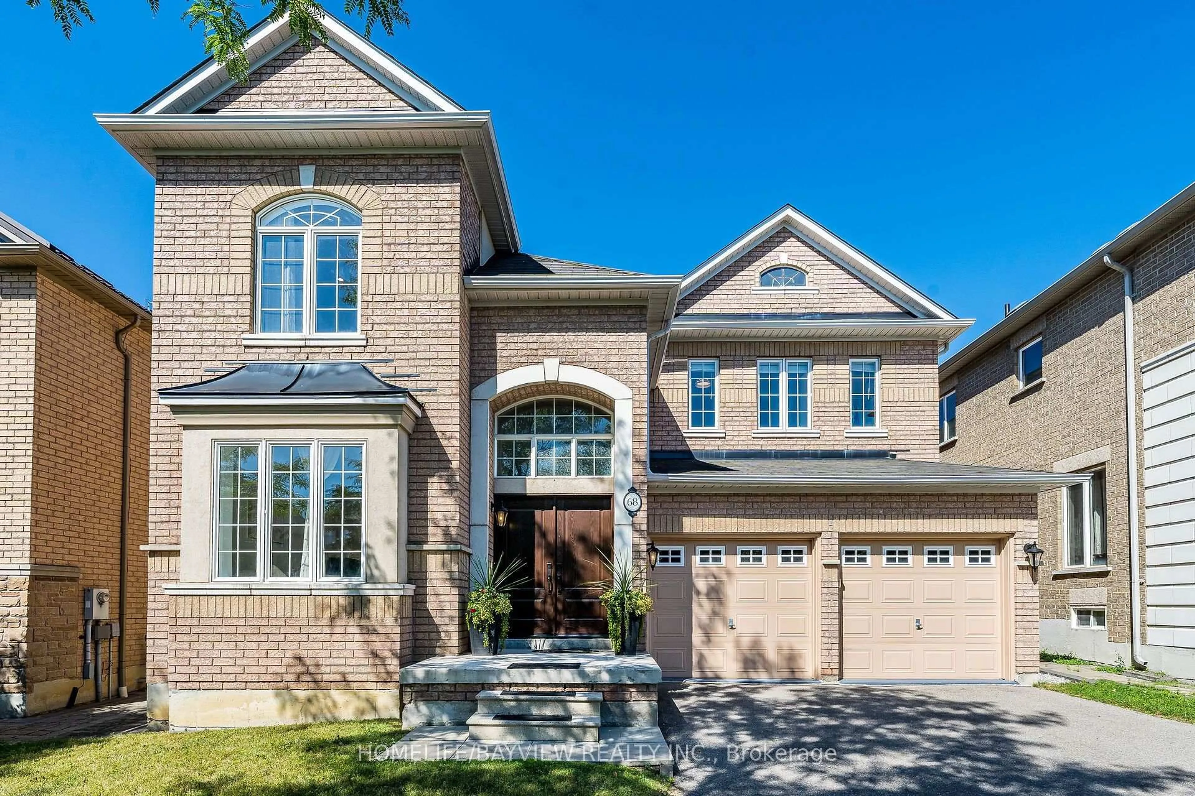Home with brick exterior material, street for 68 Ampezzo Ave, Vaughan Ontario L4H 3K1