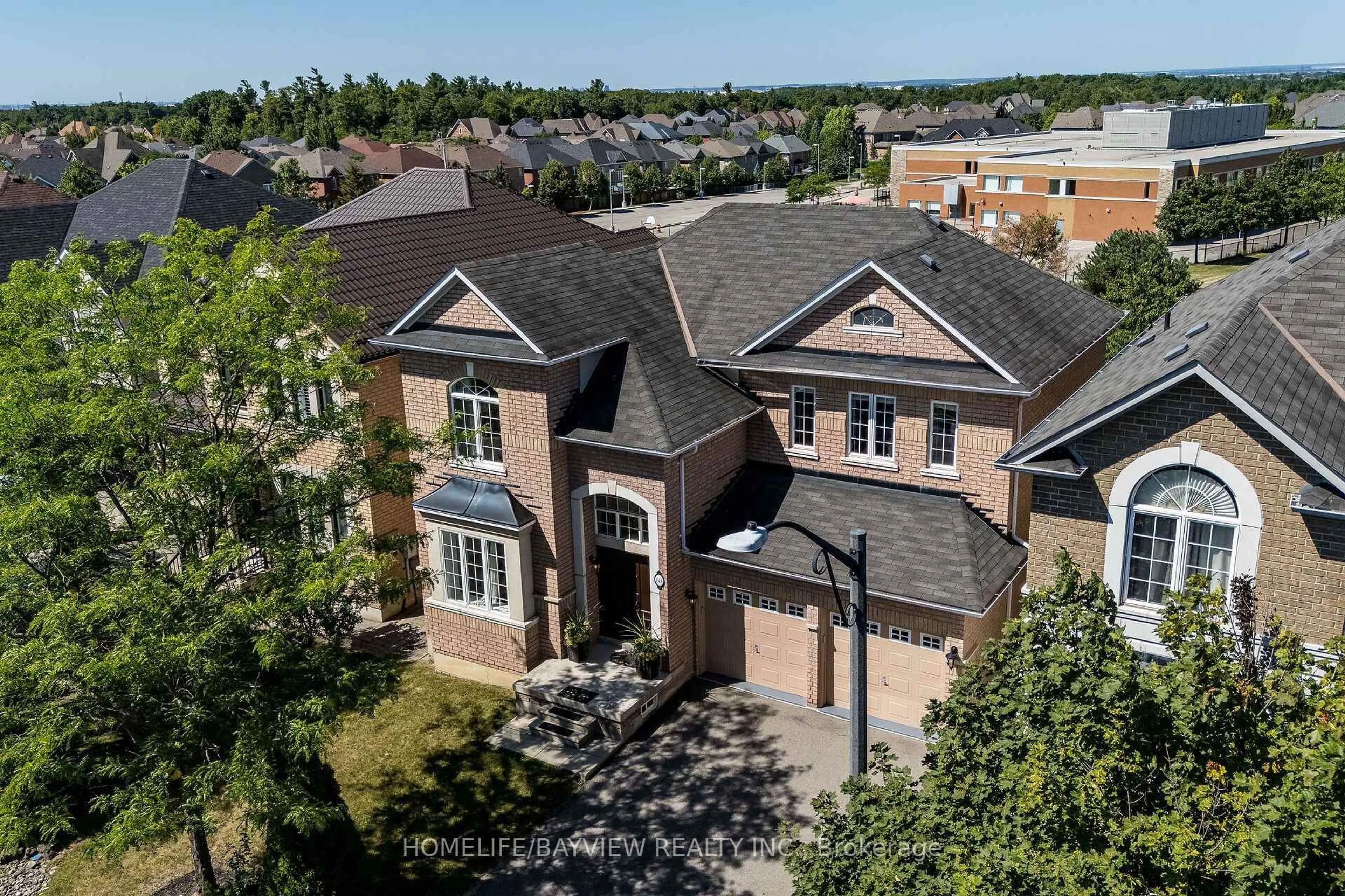 A pic from outside/outdoor area/front of a property/back of a property/a pic from drone, unknown for 68 Ampezzo Ave, Vaughan Ontario L4H 3K1