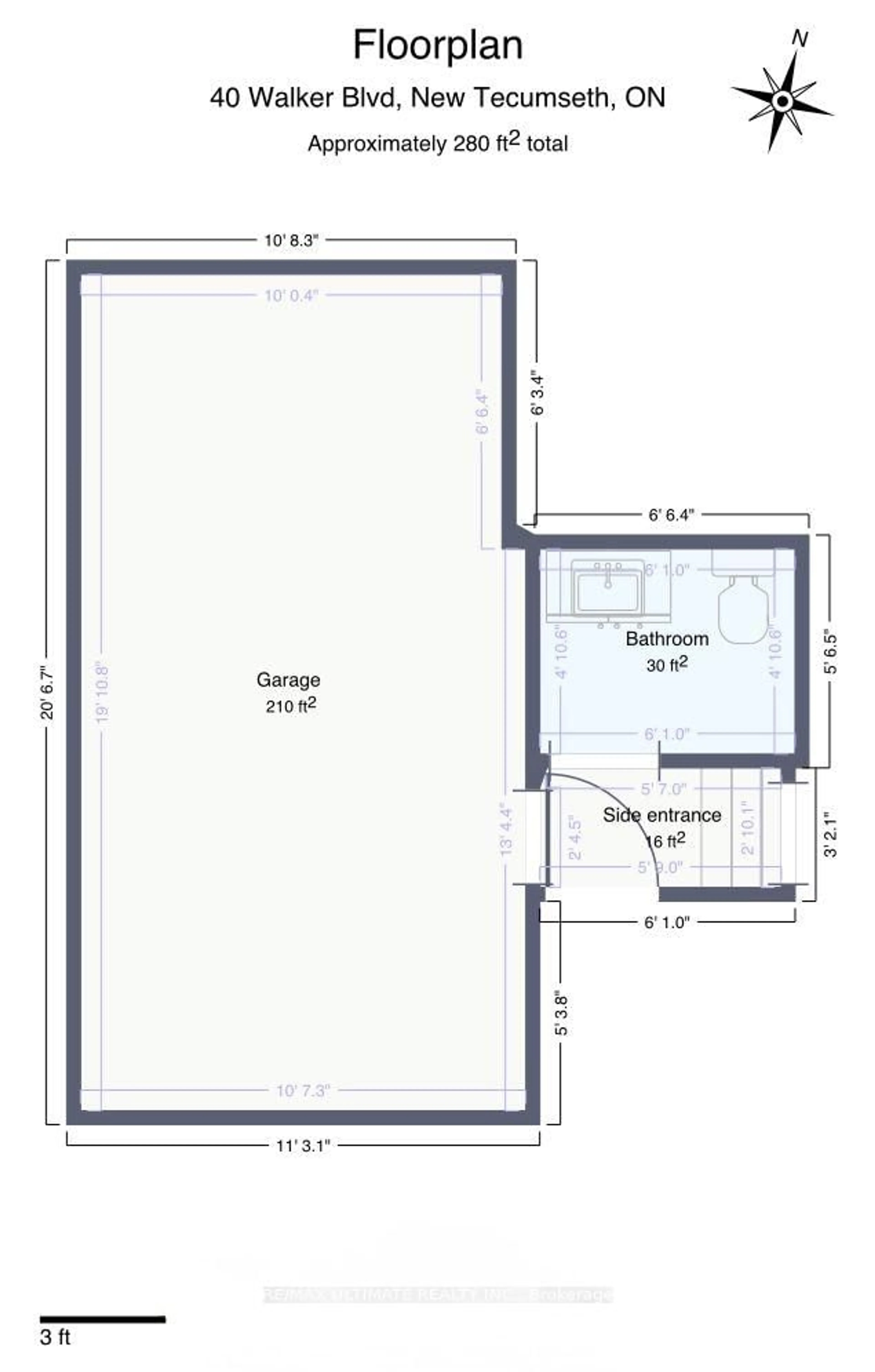 Floor plan for 42 Walker Blvd, New Tecumseth Ontario L9R 0N2