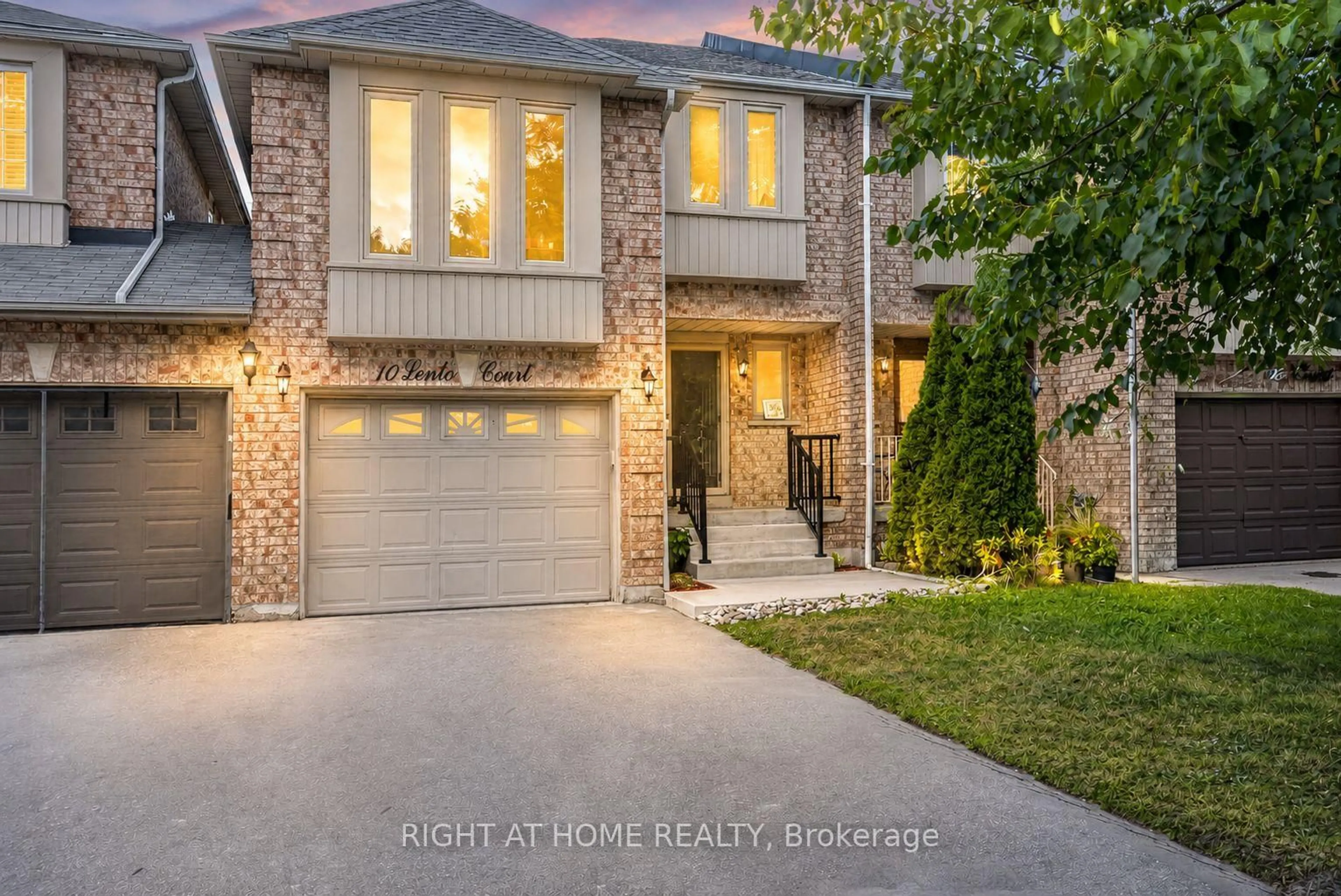 Home with brick exterior material, street for 10 Lento Crt, Vaughan Ontario L4L 8Y9