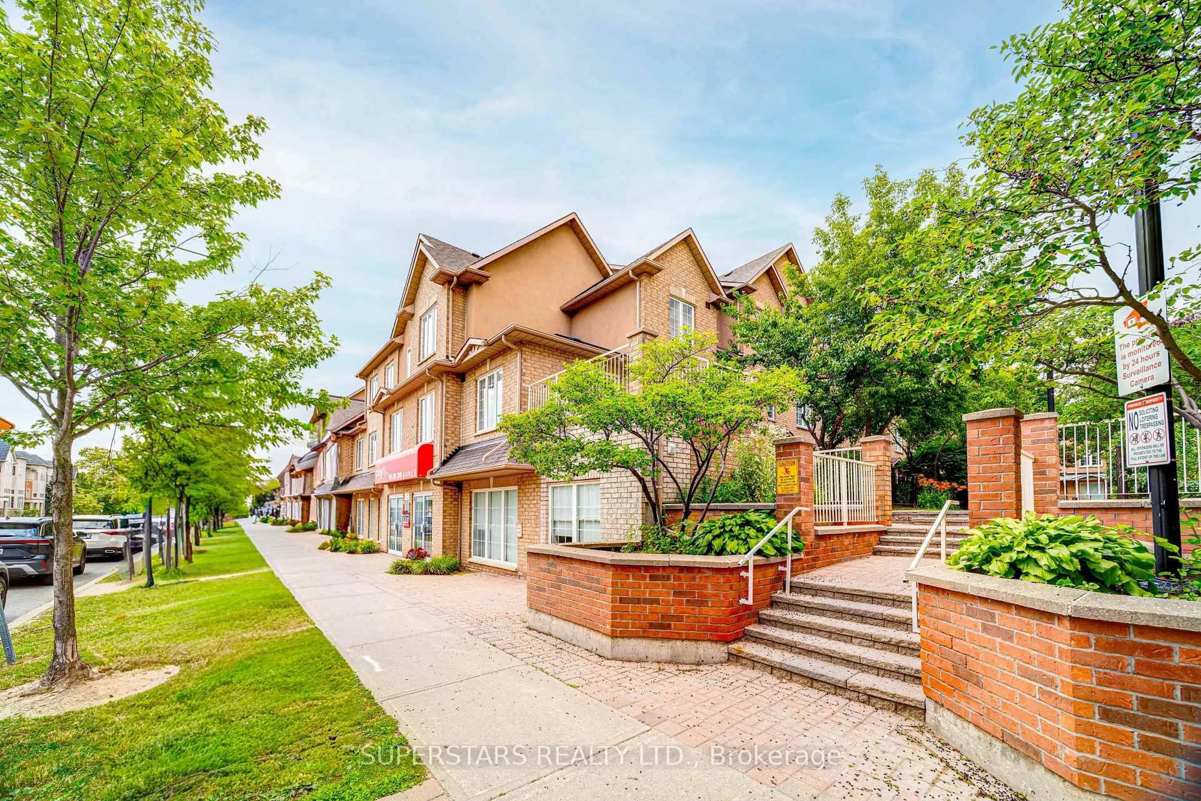 Home with brick exterior material, street for 10 Cox Blvd #27, Markham Ontario L3R 4G2