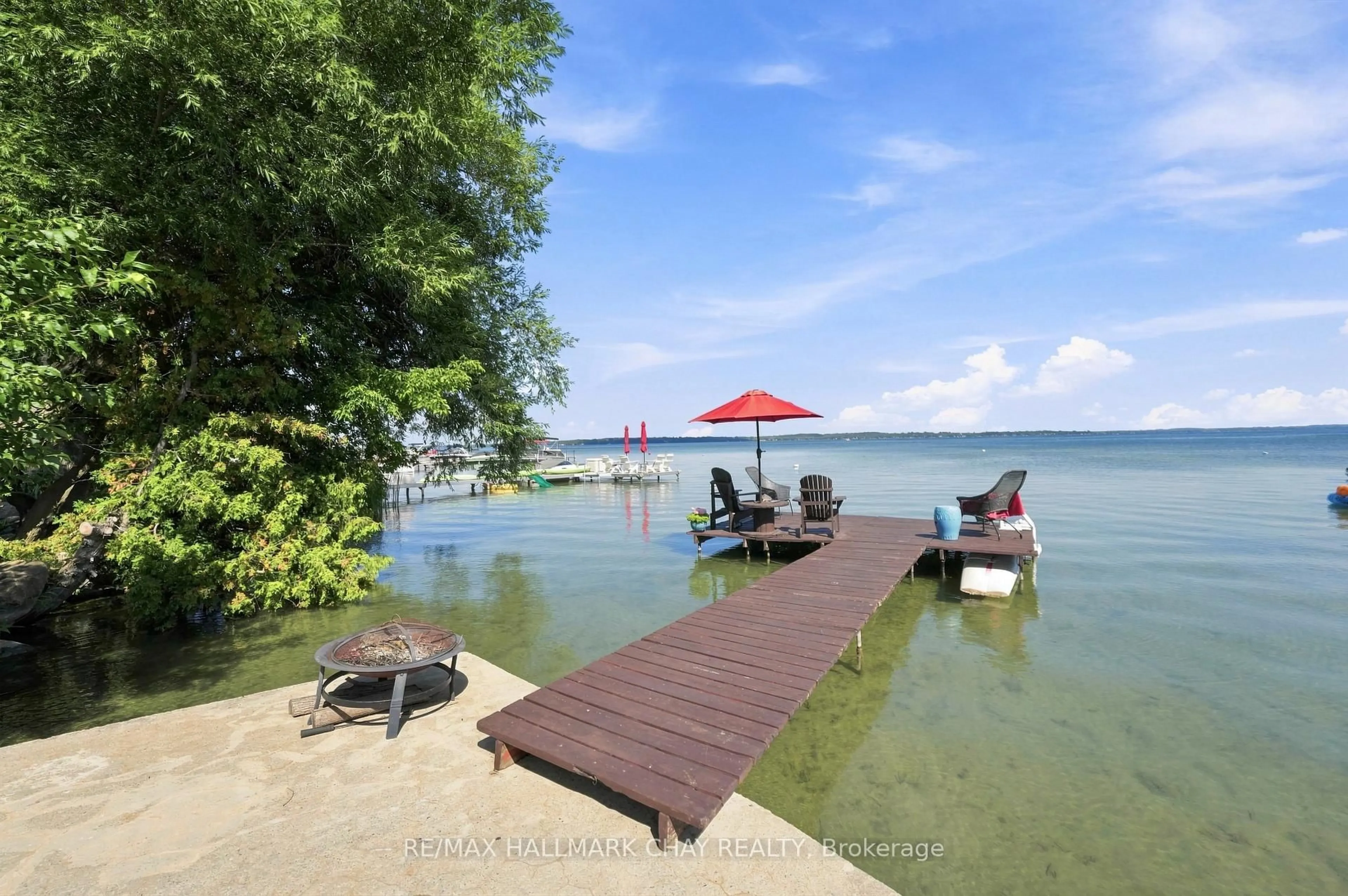 Patio, water/lake/river/ocean view for 1064 Wisker Ave, Innisfil Ontario L0L 1W0