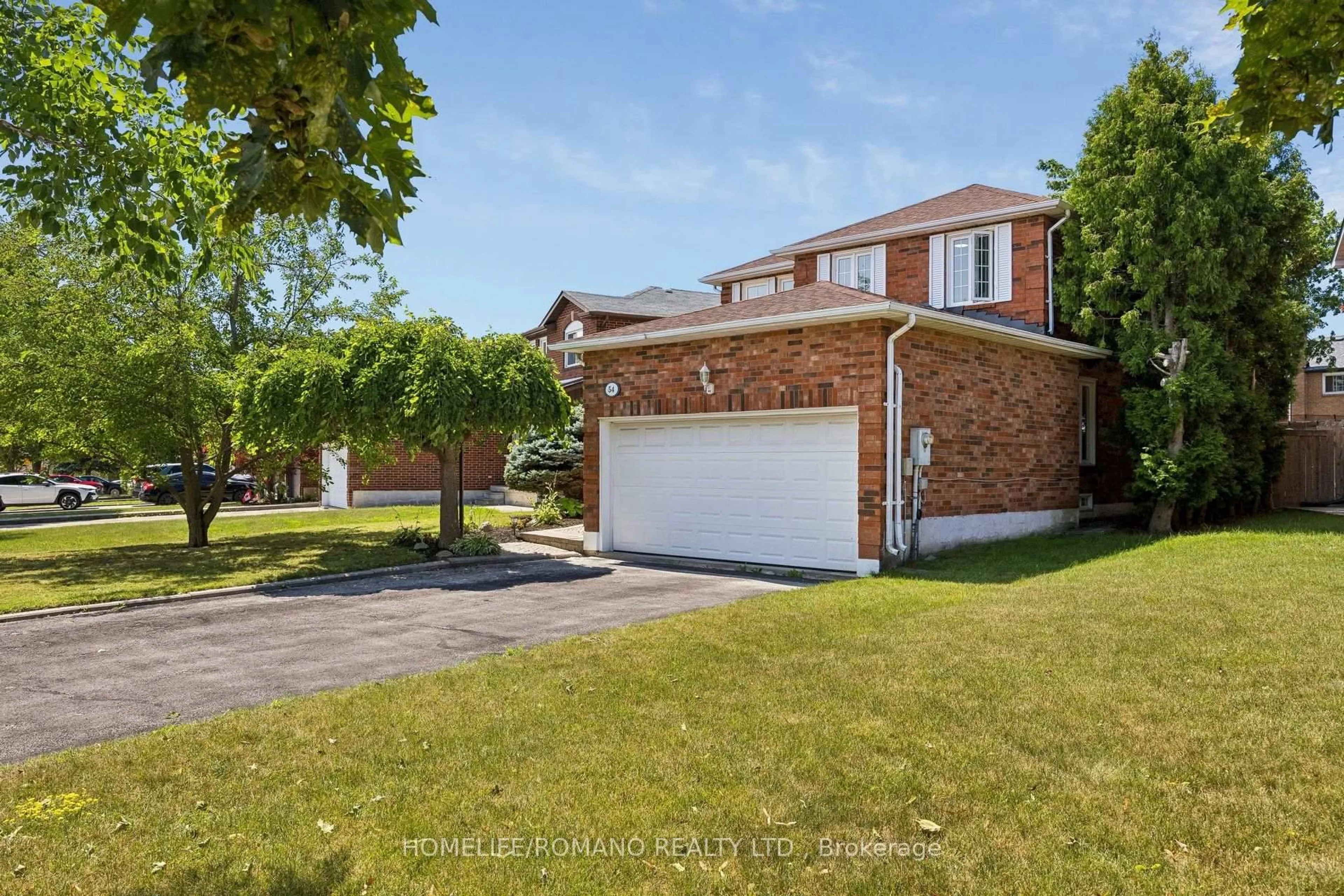 Home with brick exterior material, street for 54 Links Rd, Vaughan Ontario L6A 1L4