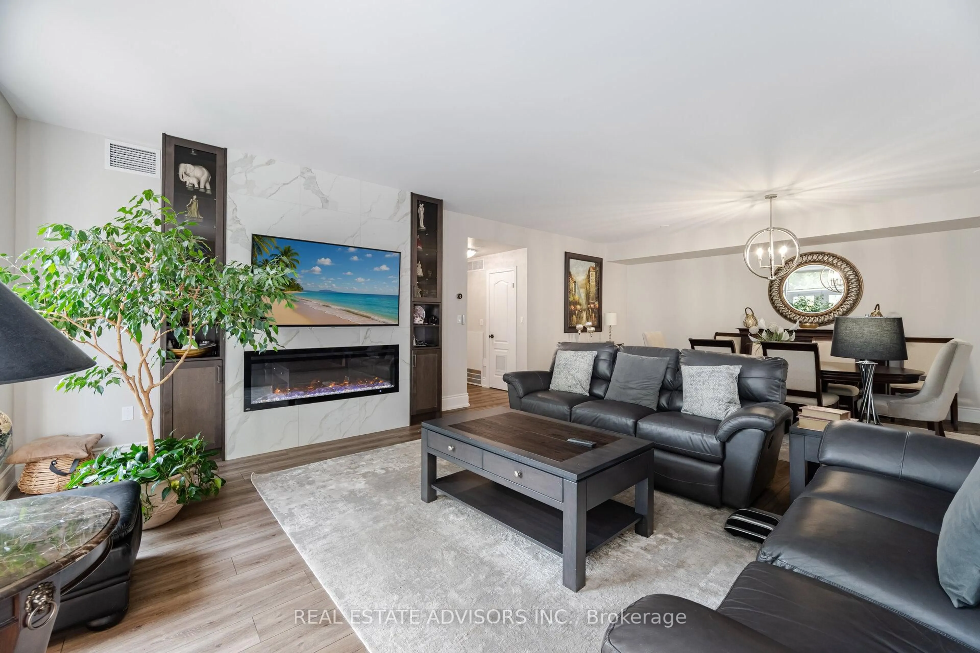 Living room with furniture, unknown for 53 Woodbridge Ave #313, Vaughan Ontario L4L 9K9