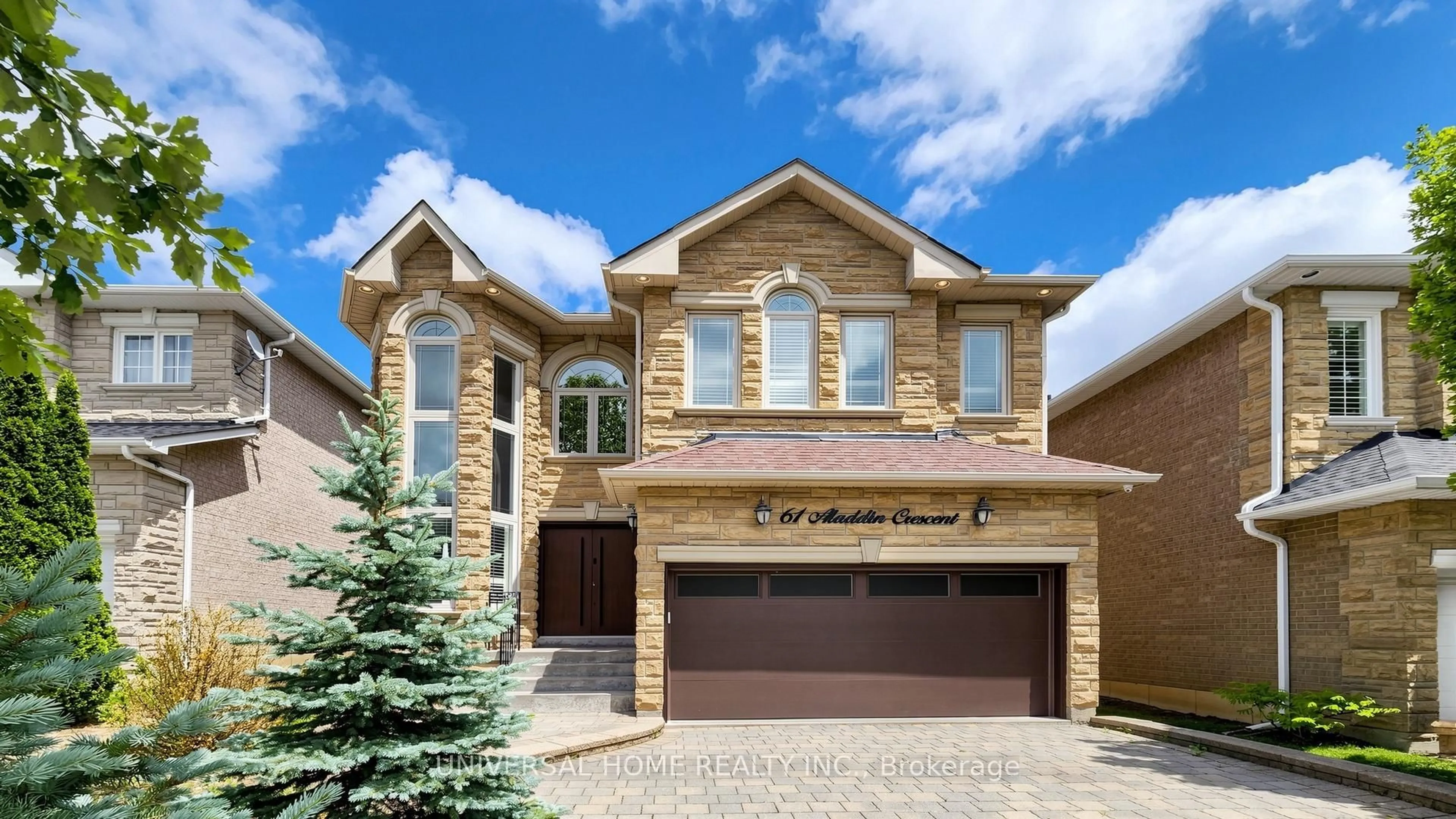 Home with brick exterior material, street for 61 Aladdin Cres, Richmond Hill Ontario L4S 2T2
