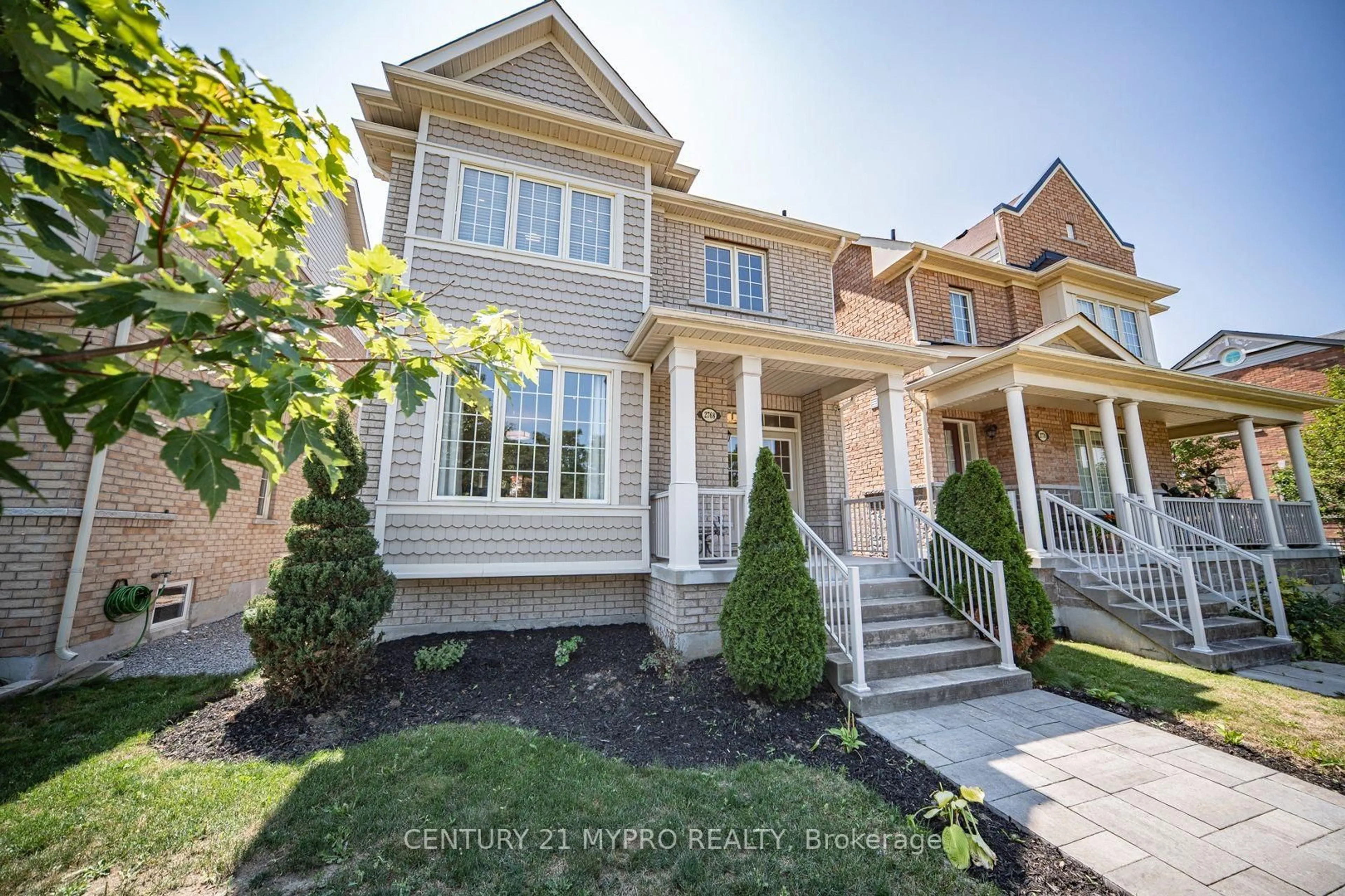 Home with brick exterior material, street for 2768 Donald Cousens Pkwy, Markham Ontario L6B 0X8