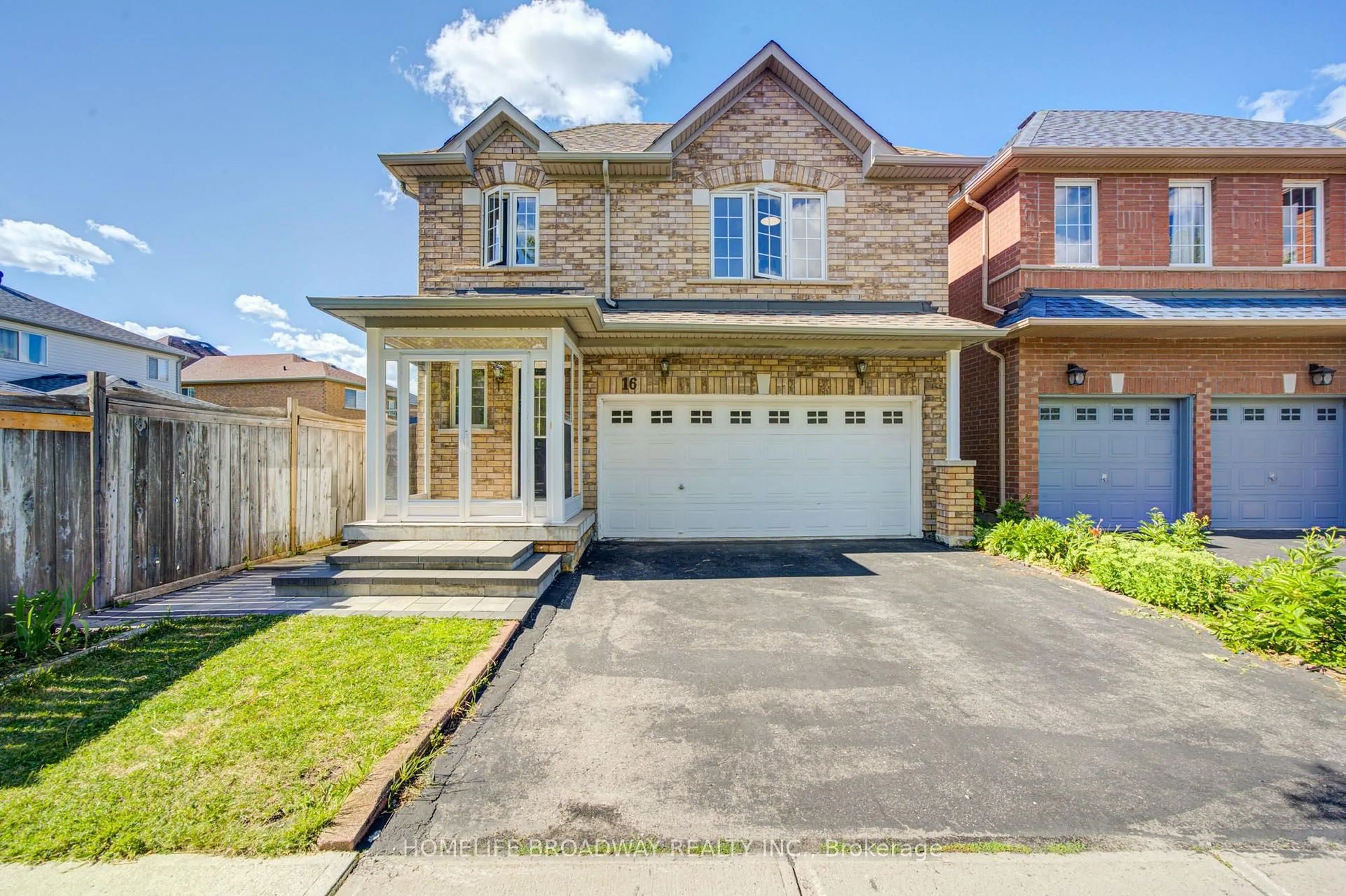 Home with brick exterior material, street for 16 Raymond Bartlett Ave, Markham Ontario L3R 5H7