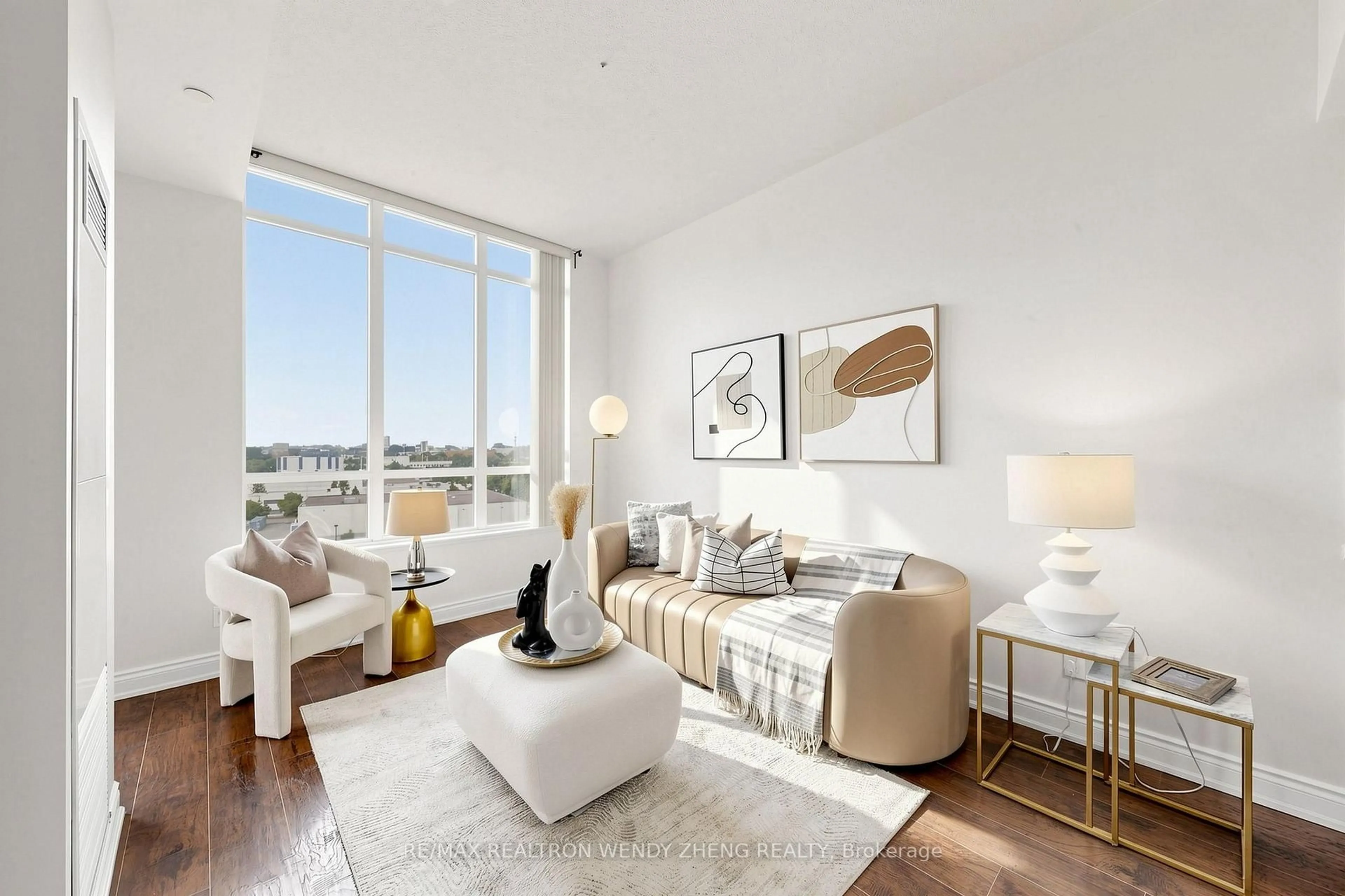 Living room with furniture, unknown for 99 South Town Centre Blvd #918, Markham Ontario L6G 0E9