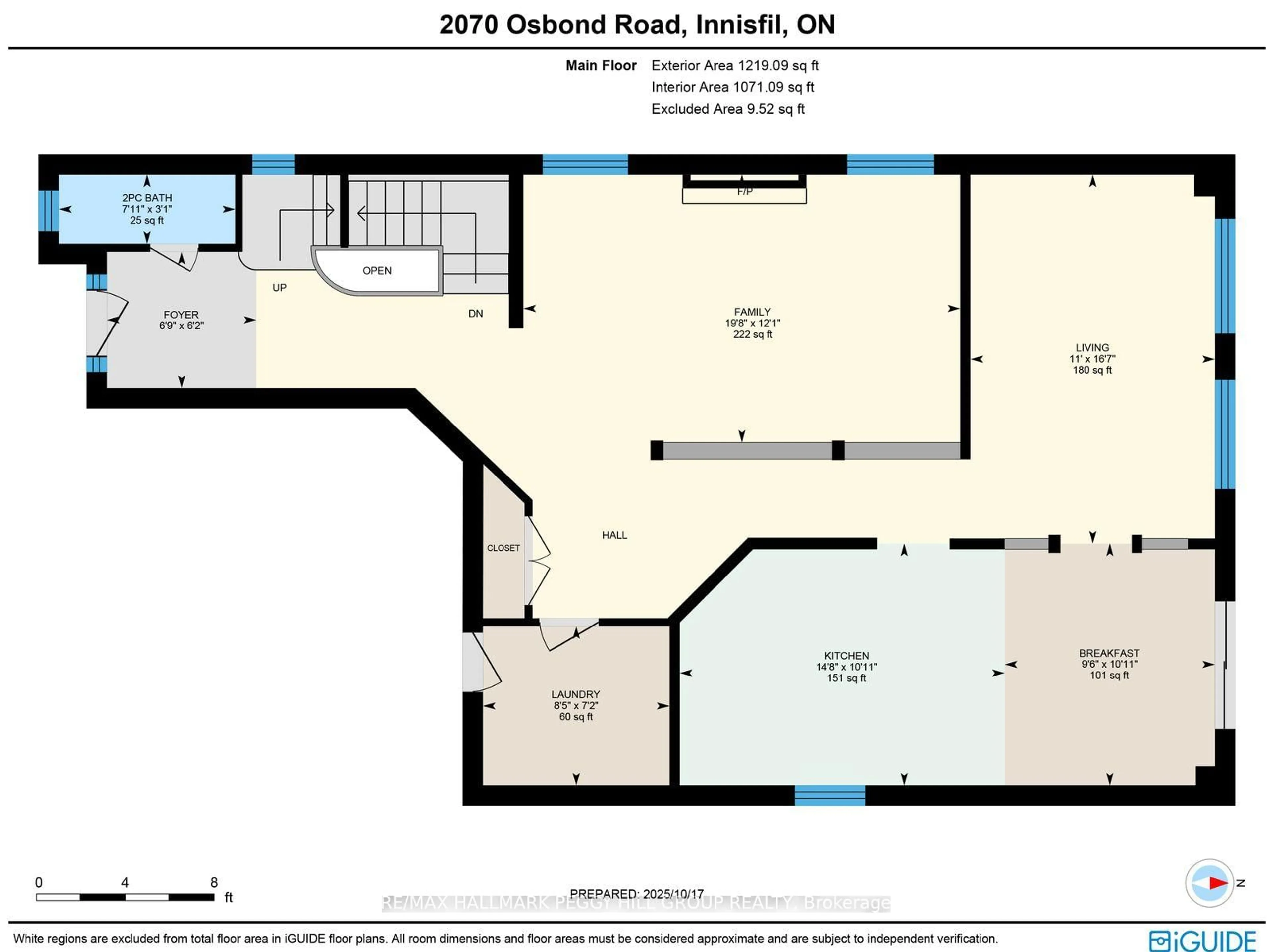 Floor plan for 2070 Osbond Rd, Innisfil Ontario L9S 0A9