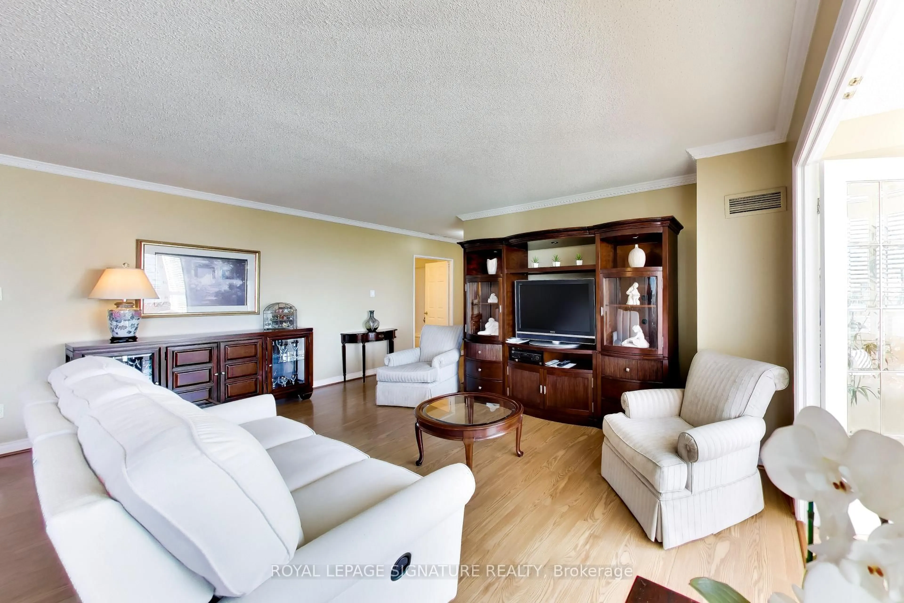 Living room with furniture, unknown for 1 Clark Ave #1802, Vaughan Ontario L4J 7Y6