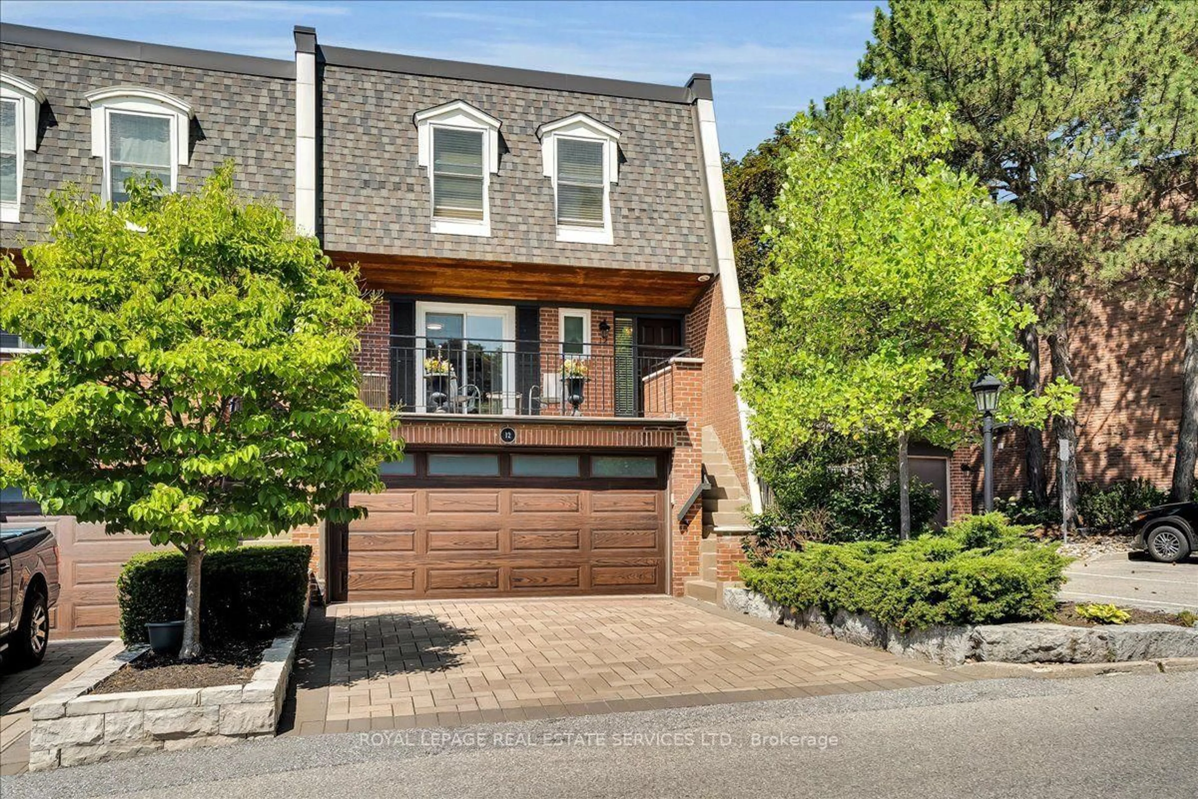 Home with brick exterior material, street for 12 Quail Valley Dr #12, Markham Ontario L3T 4R2