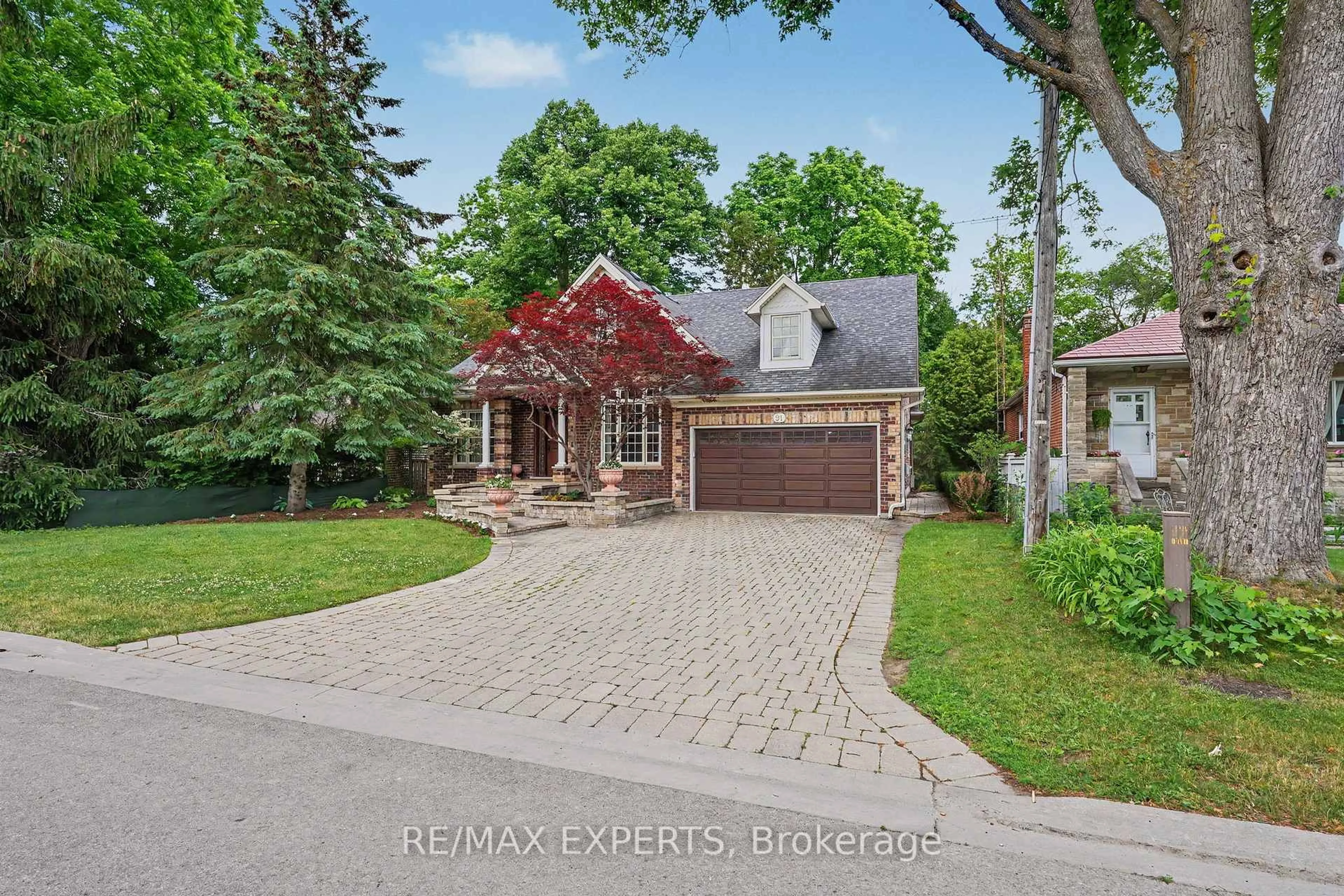 Home with brick exterior material, street for 91 Napier St, Vaughan Ontario L0J 1C0