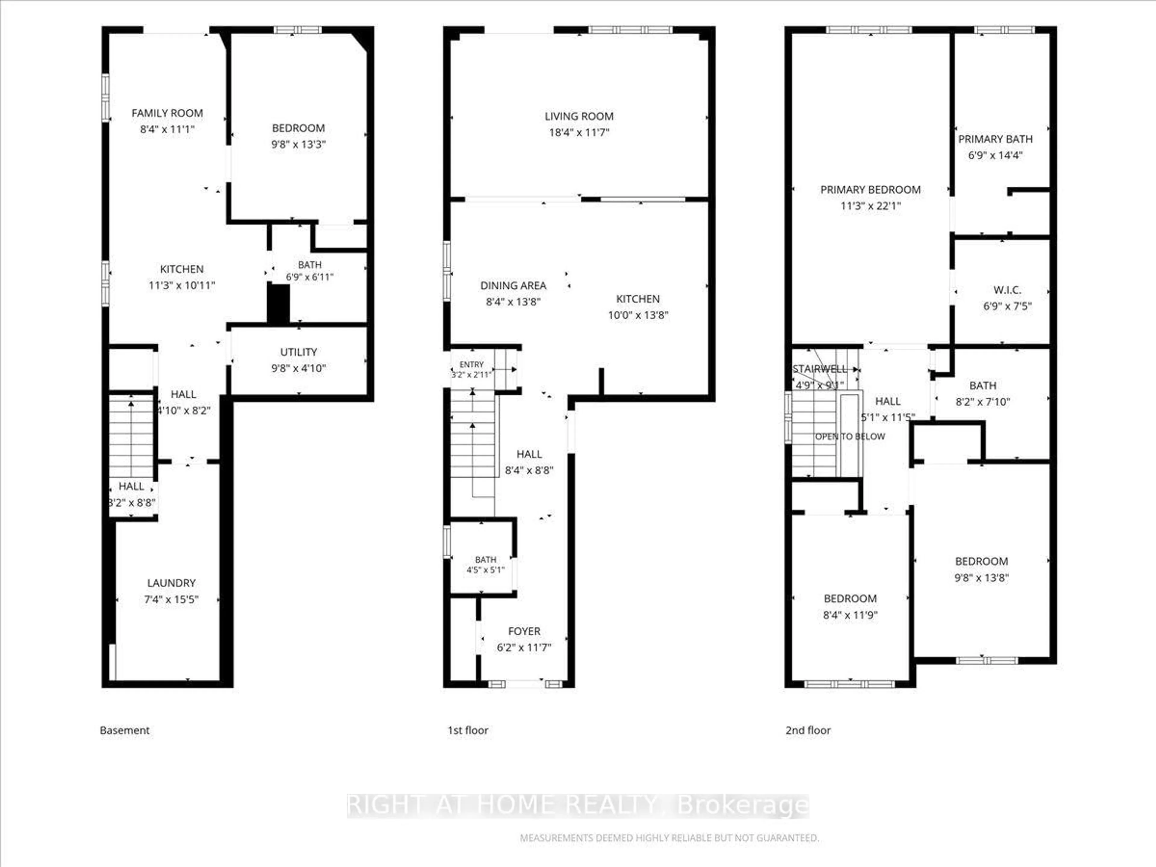 Floor plan for 171 Burgess Cres, Newmarket Ontario L3X 2T9