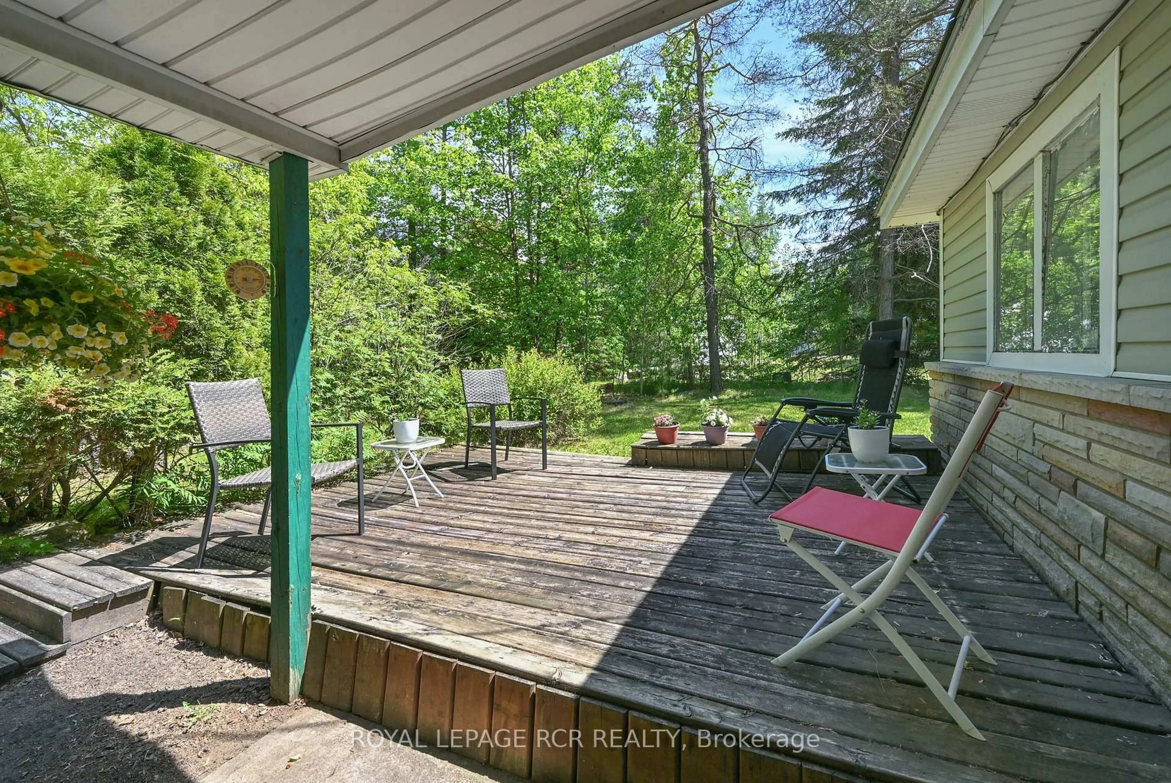 Patio, forest/trees view for 7262 County Road 13, Adjala-Tosorontio Ontario L0M 1M0