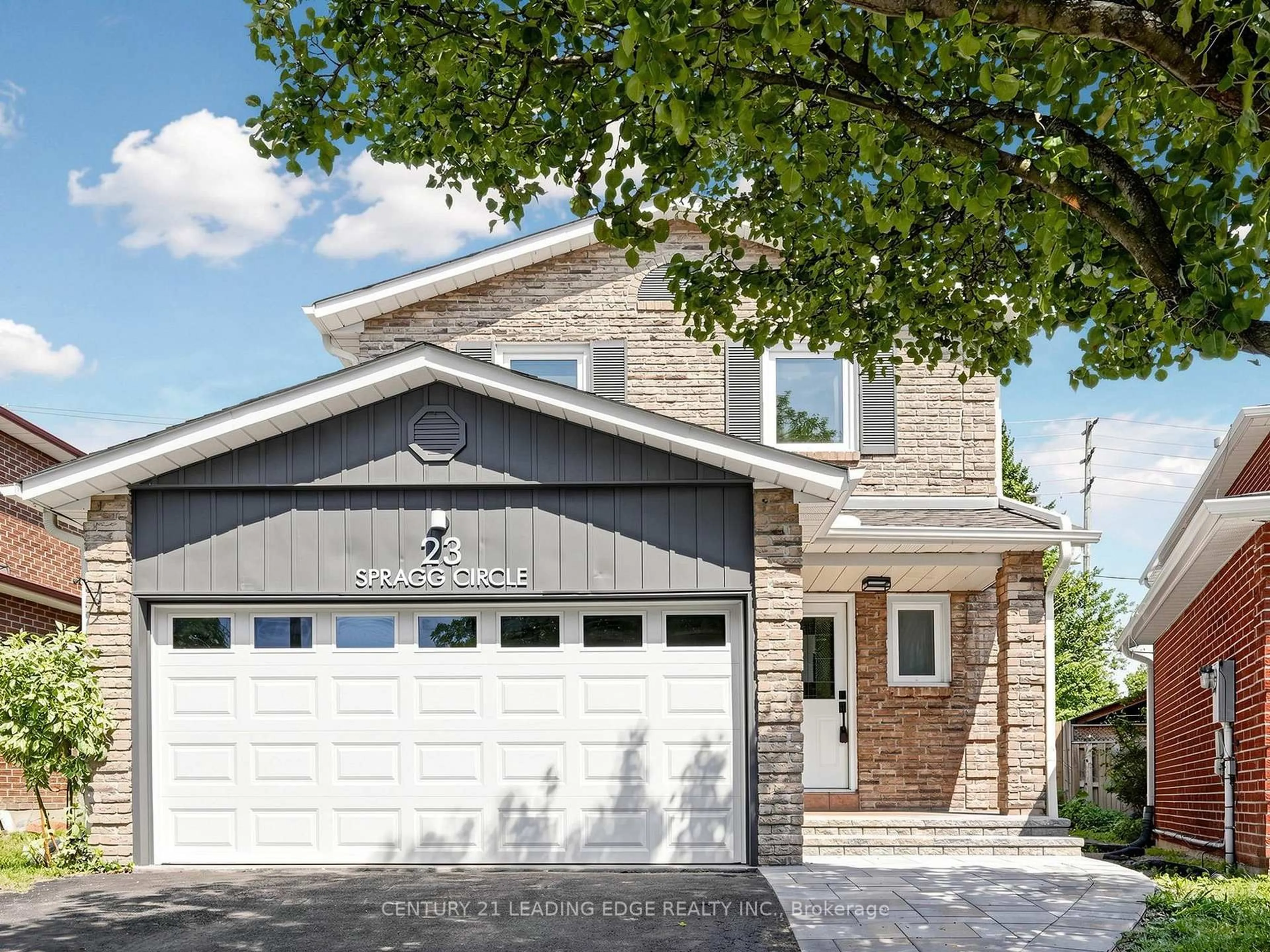 Home with brick exterior material, street for 23 Spragg Circ, Markham Ontario L3P 5W1
