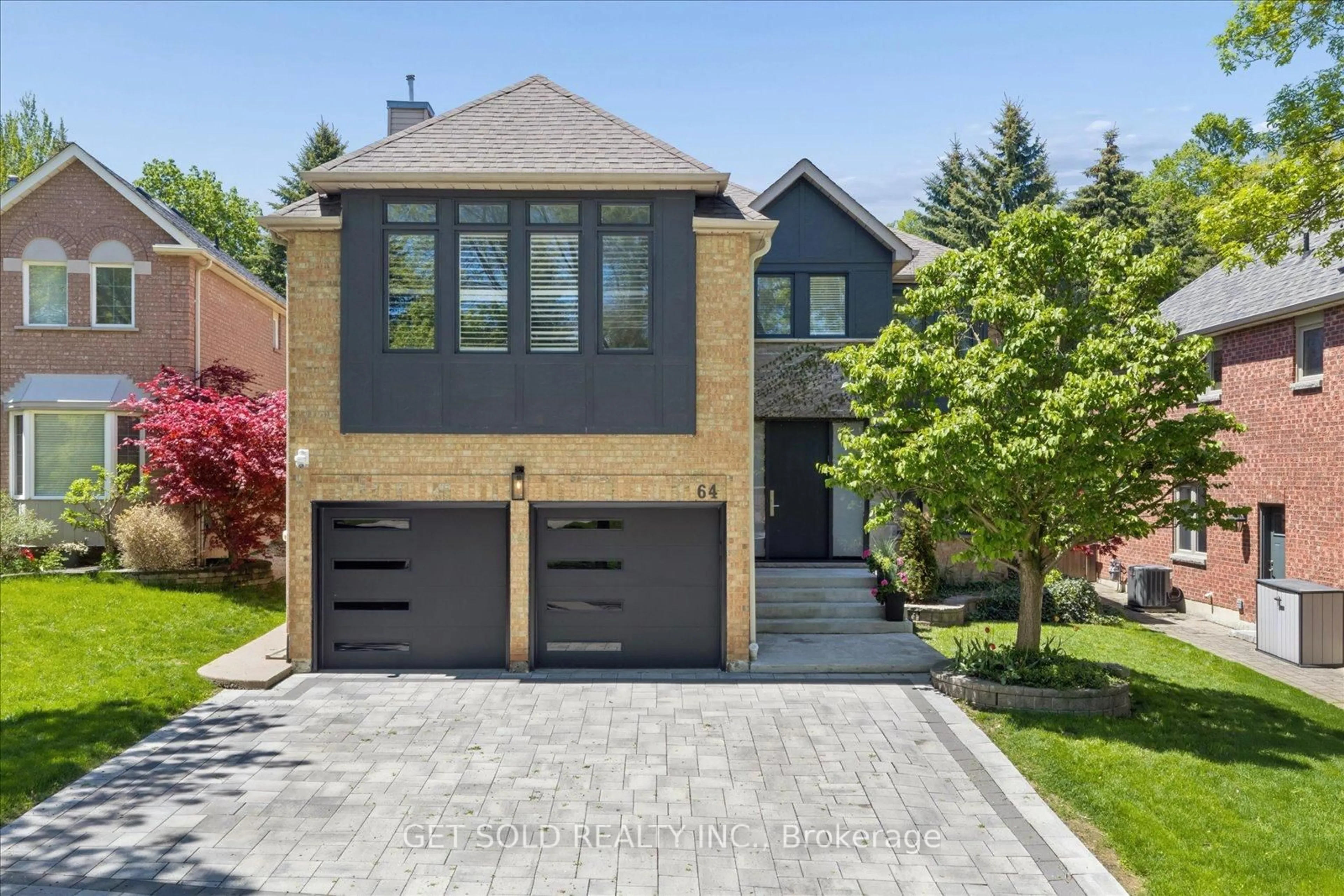 Home with brick exterior material, street for 64 Spence Dr, Aurora Ontario L4G 6M6