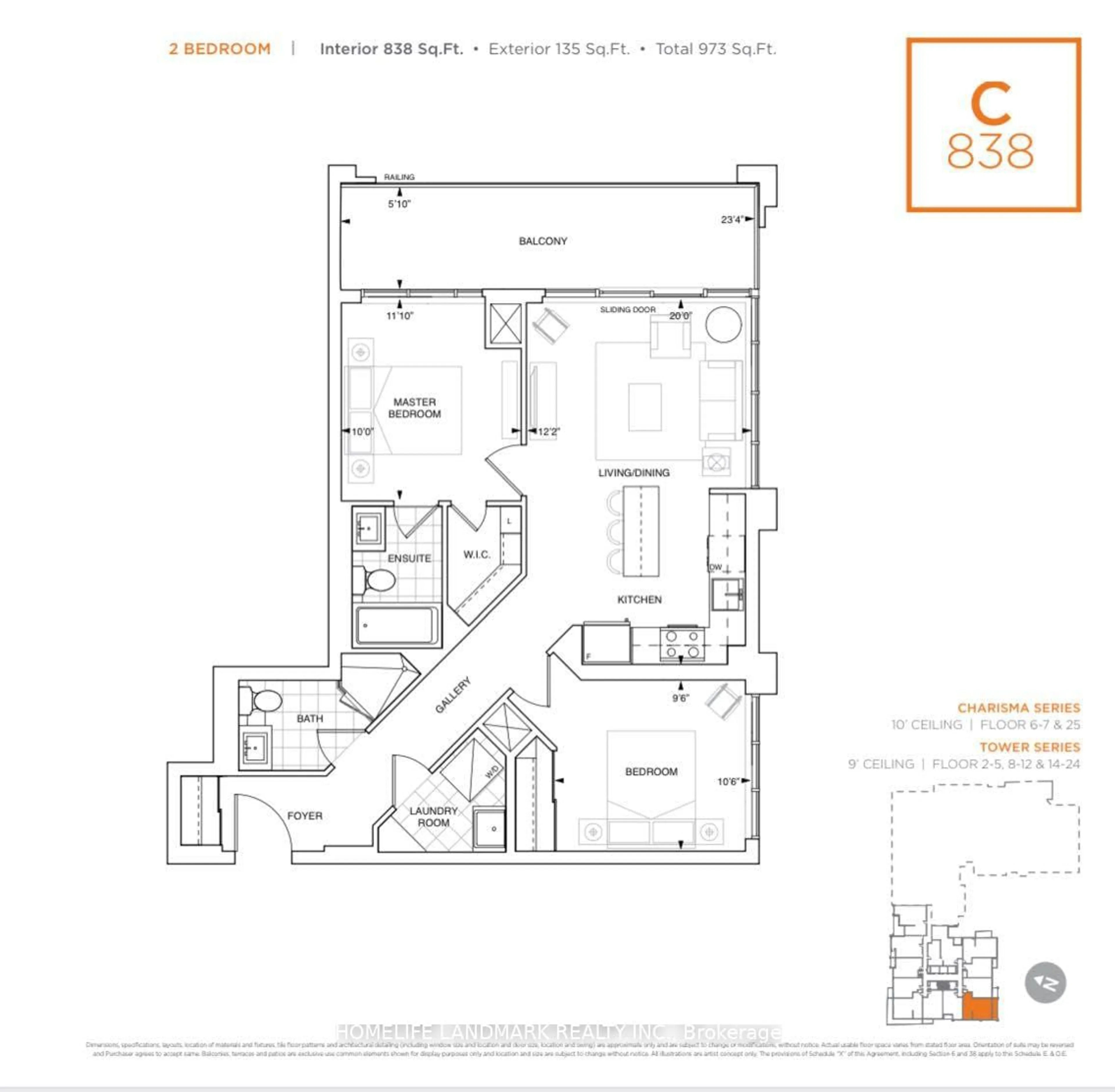 Floor plan for 9000 JANE St #424, Vaughan Ontario L4K 0M6