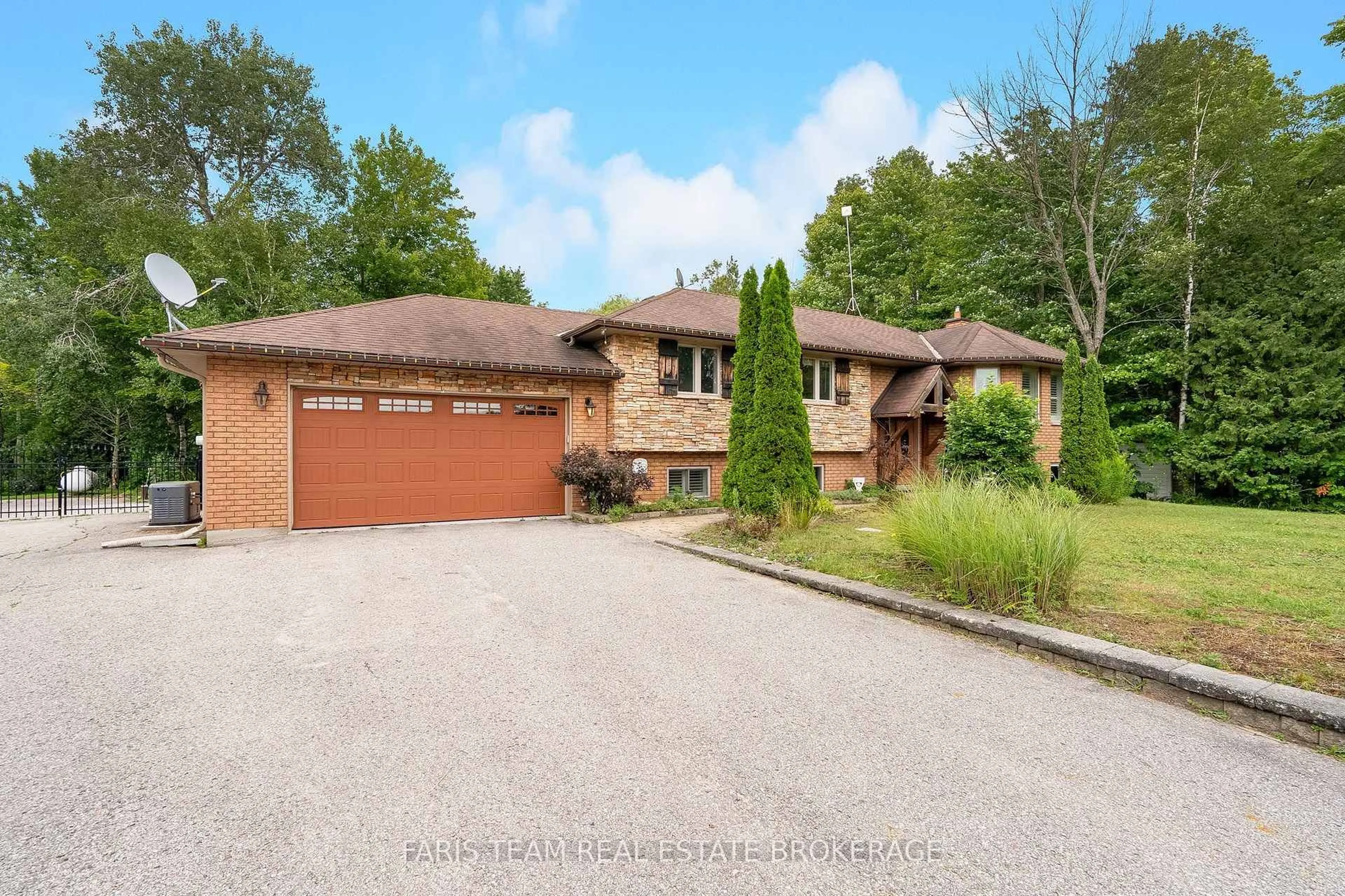 A pic from outside/outdoor area/front of a property/back of a property/a pic from drone, street for 7697 County Road 56, Essa Ontario L0M 1T0