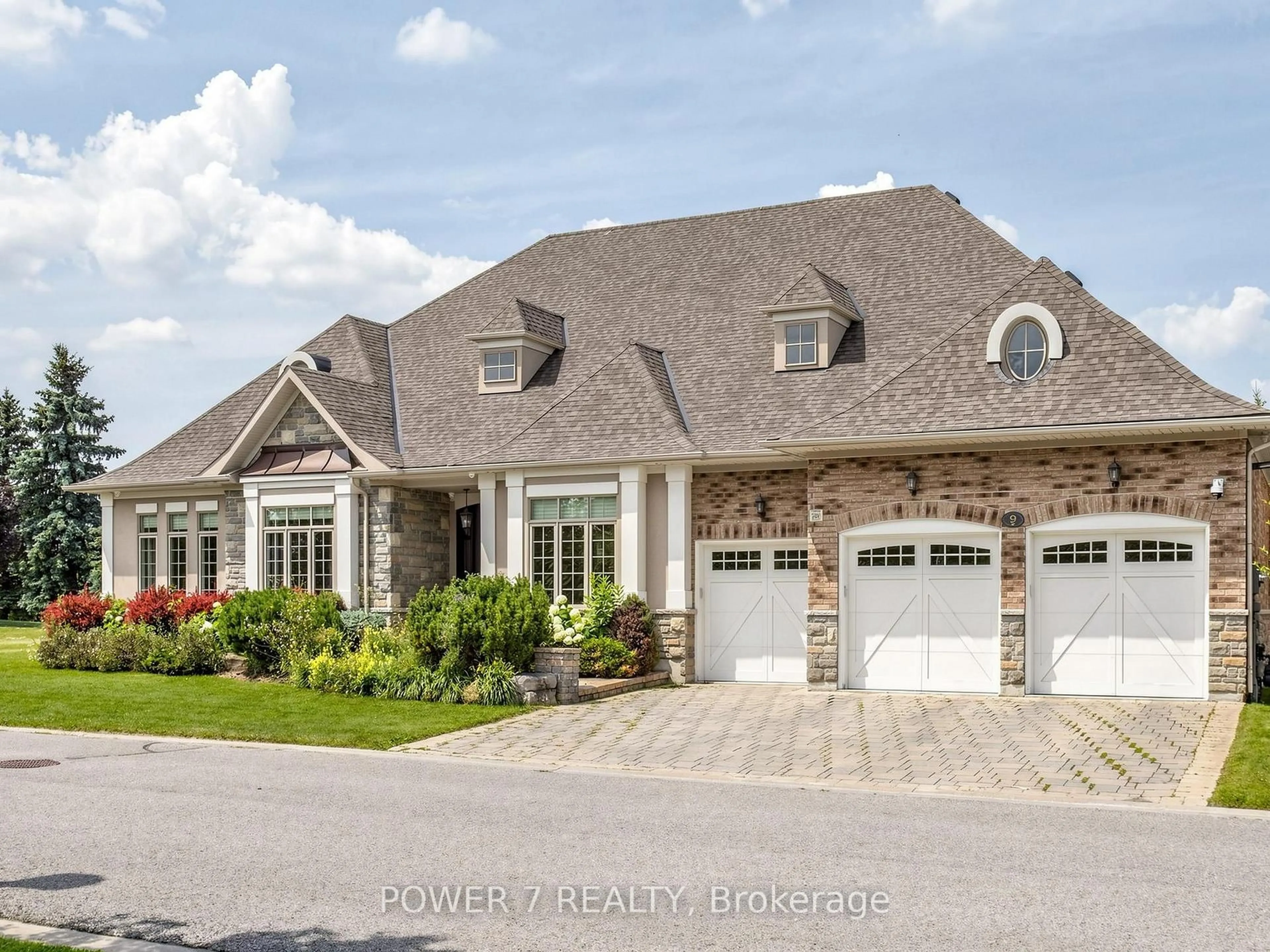 Home with brick exterior material, street for 9 Emerald Heights Dr, Whitchurch-Stouffville Ontario L4A 0C8