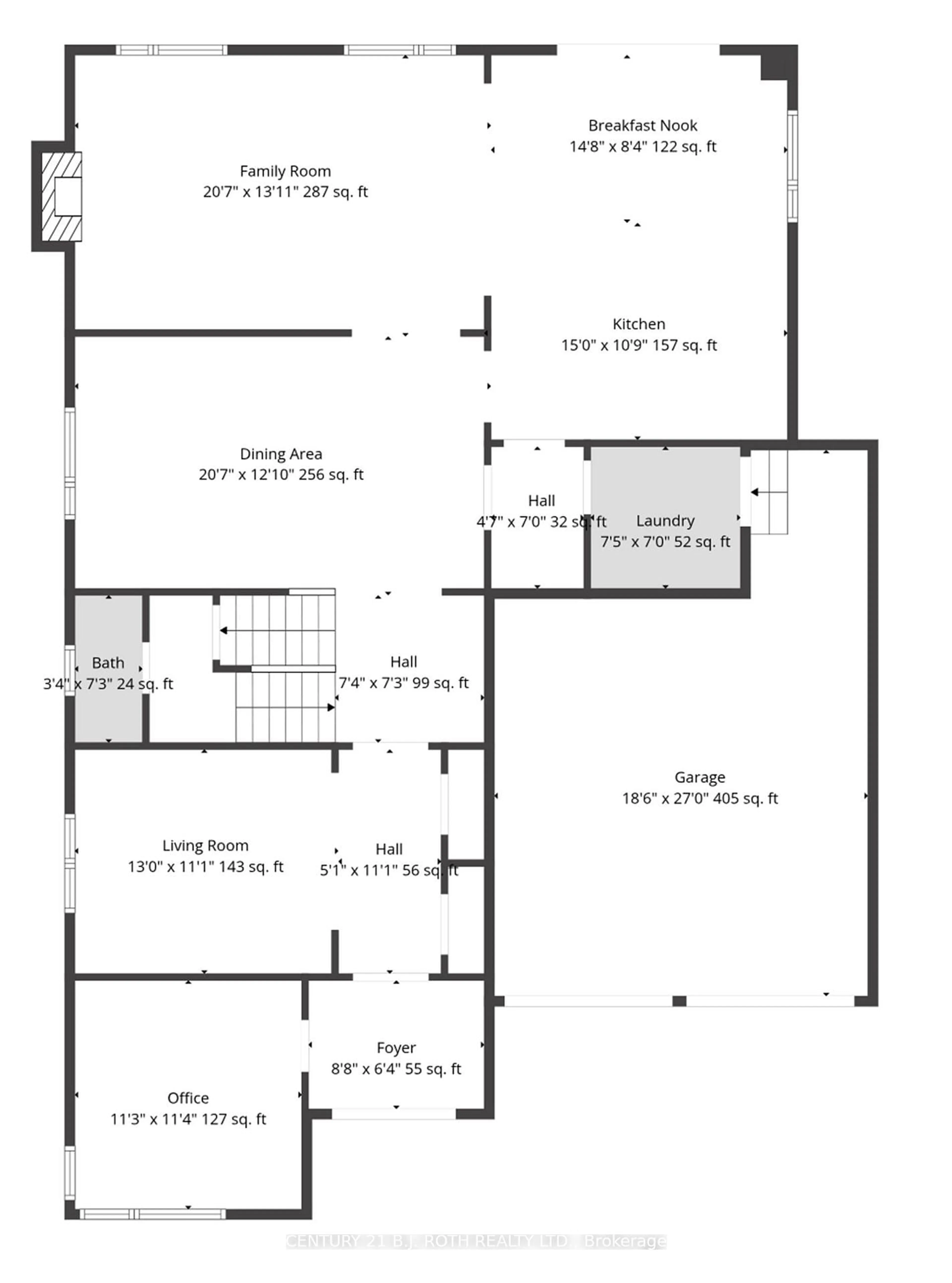 Floor plan for 6 Henderson St, Essa Ontario L3W 0A9