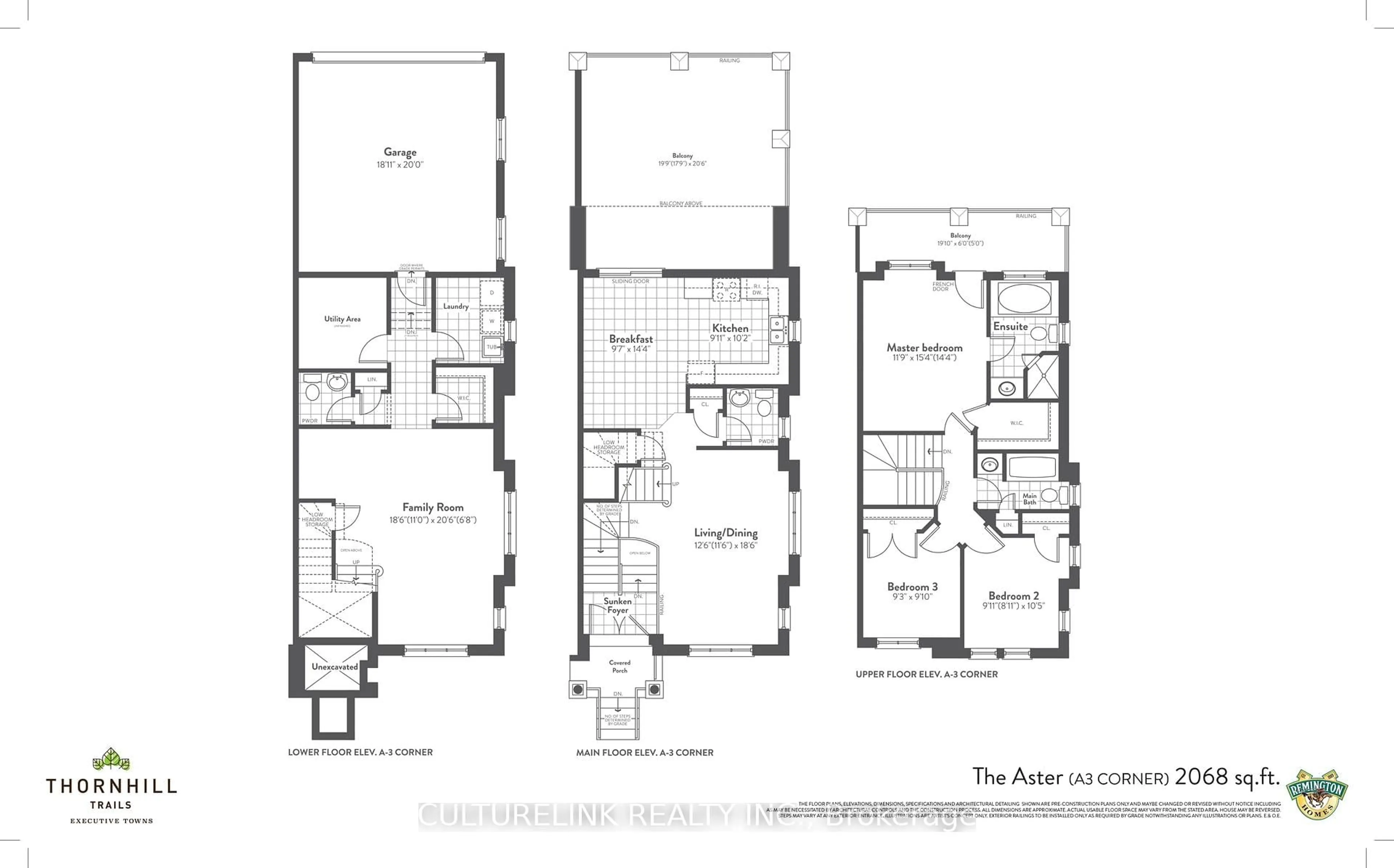 Floor plan for 37 Babington Gate, Vaughan Ontario L6A 5B3