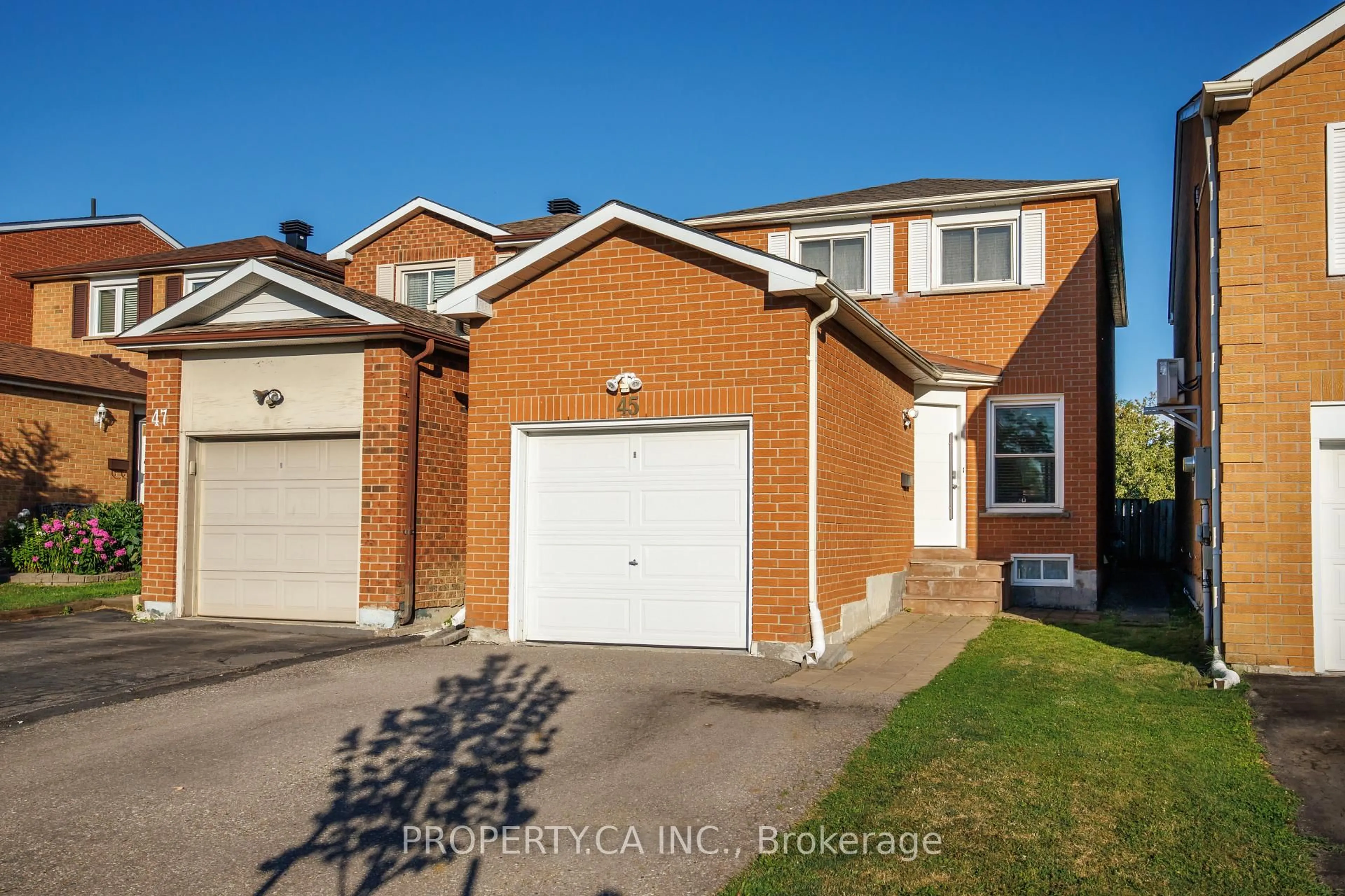 Home with brick exterior material, street for 45 New Seabury Dr, Vaughan Ontario L4K 2B7
