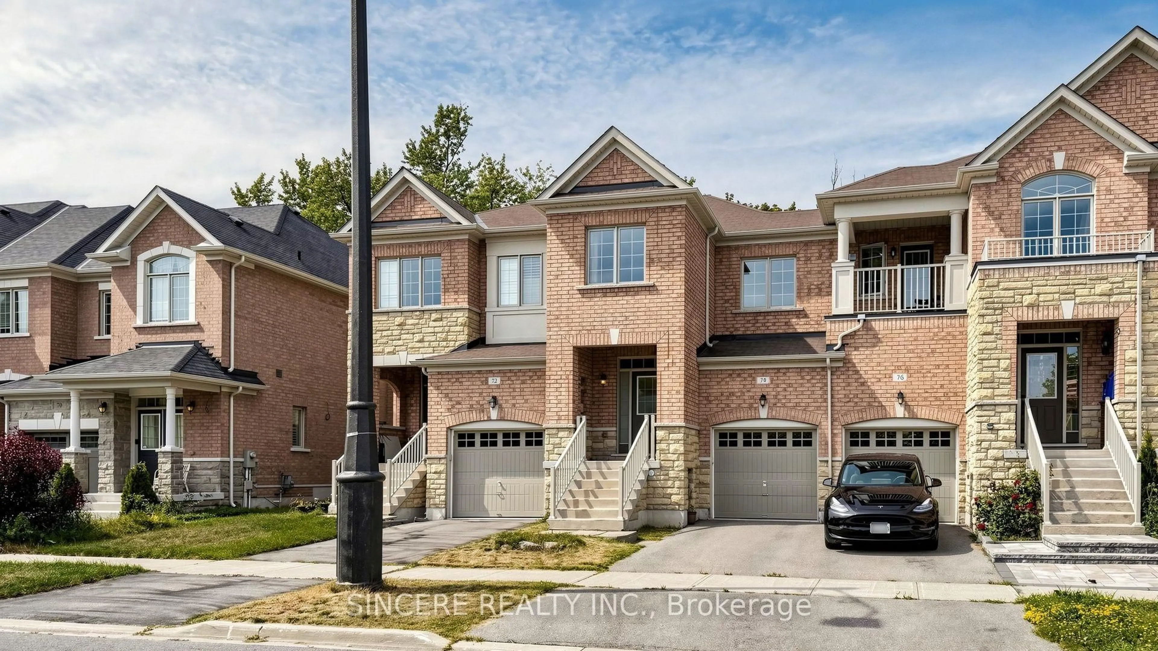Home with brick exterior material, street for 74 Paper Mills Cres, Richmond Hill Ontario L4E 0V4