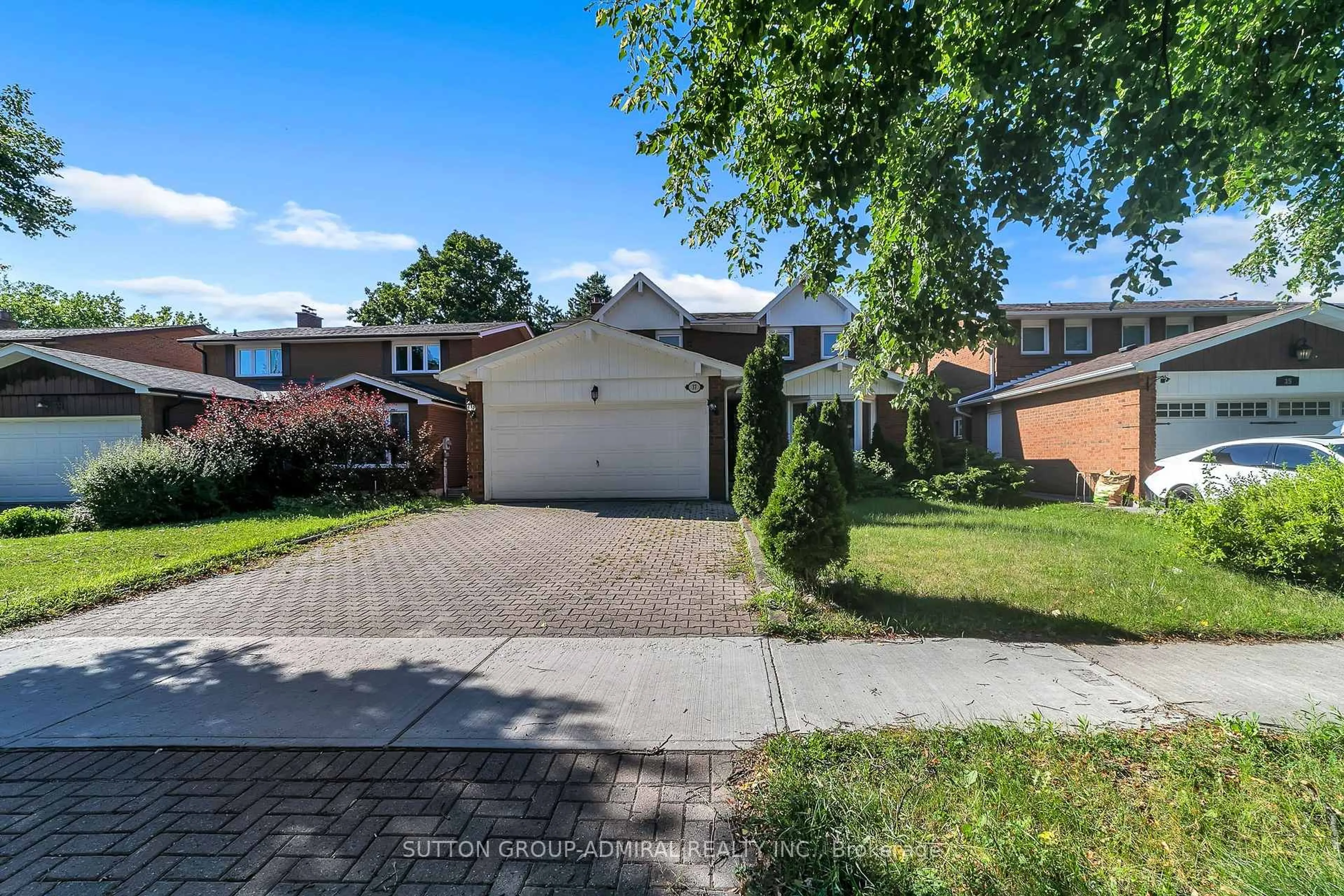 Home with brick exterior material, street for 37 Gretman Cres, Markham Ontario L3T 5L9