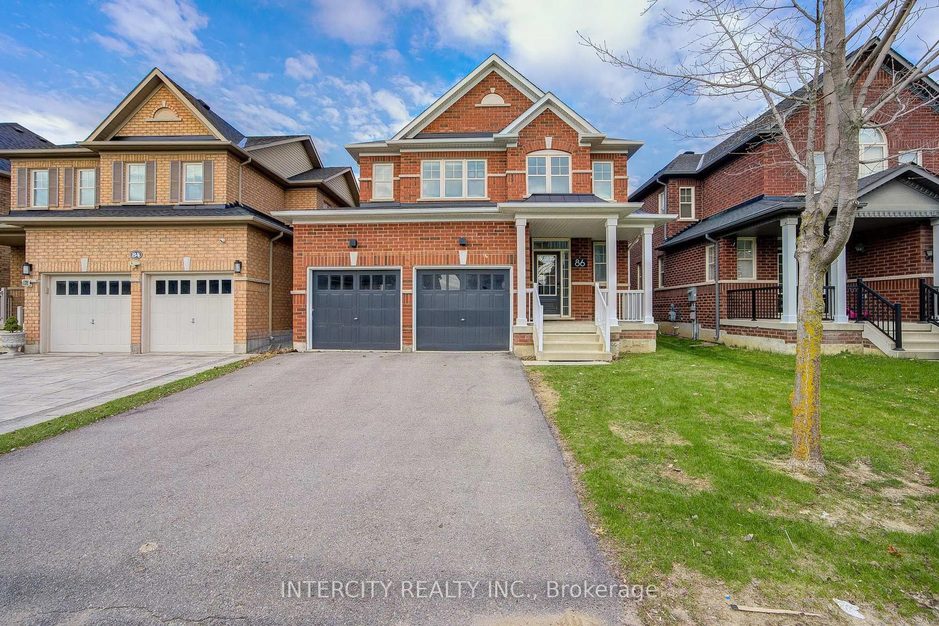 Home with brick exterior material, street for 86 Princess Diana Dr, Markham Ontario L6C 0H2