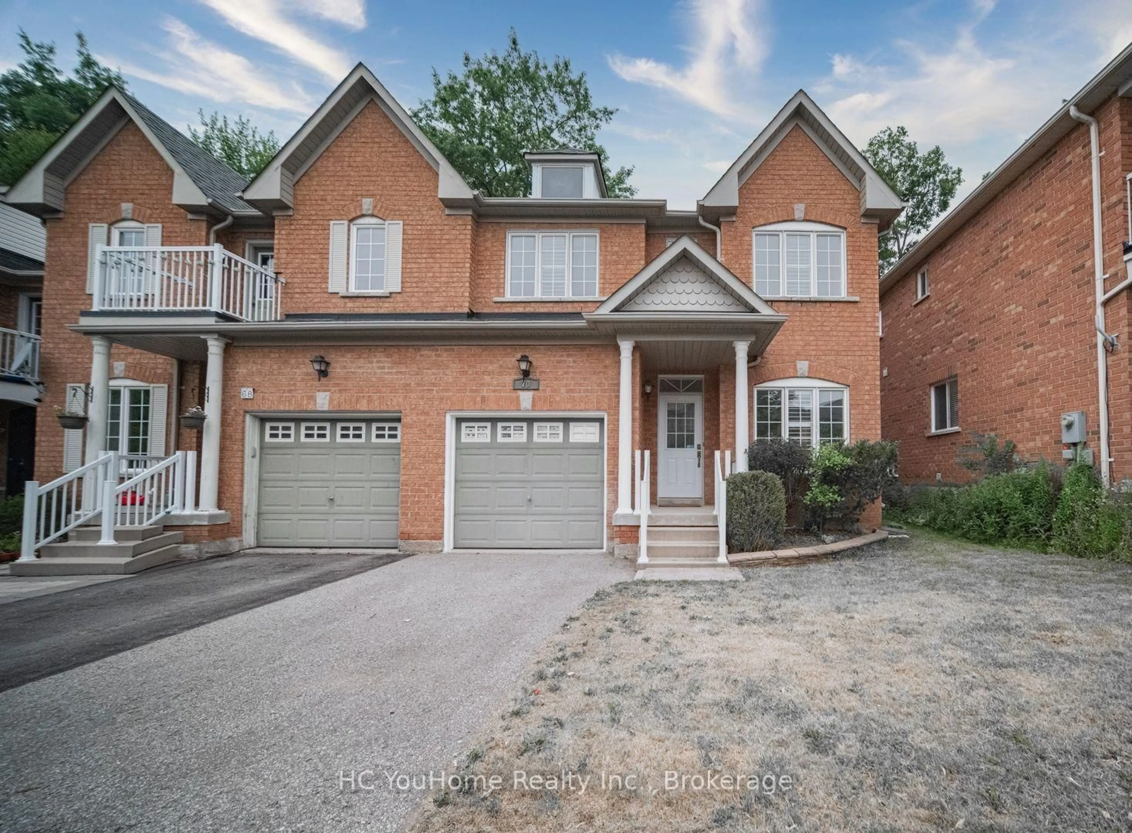 Home with brick exterior material, street for 70 Dovetail Dr, Richmond Hill Ontario L4E 5A7