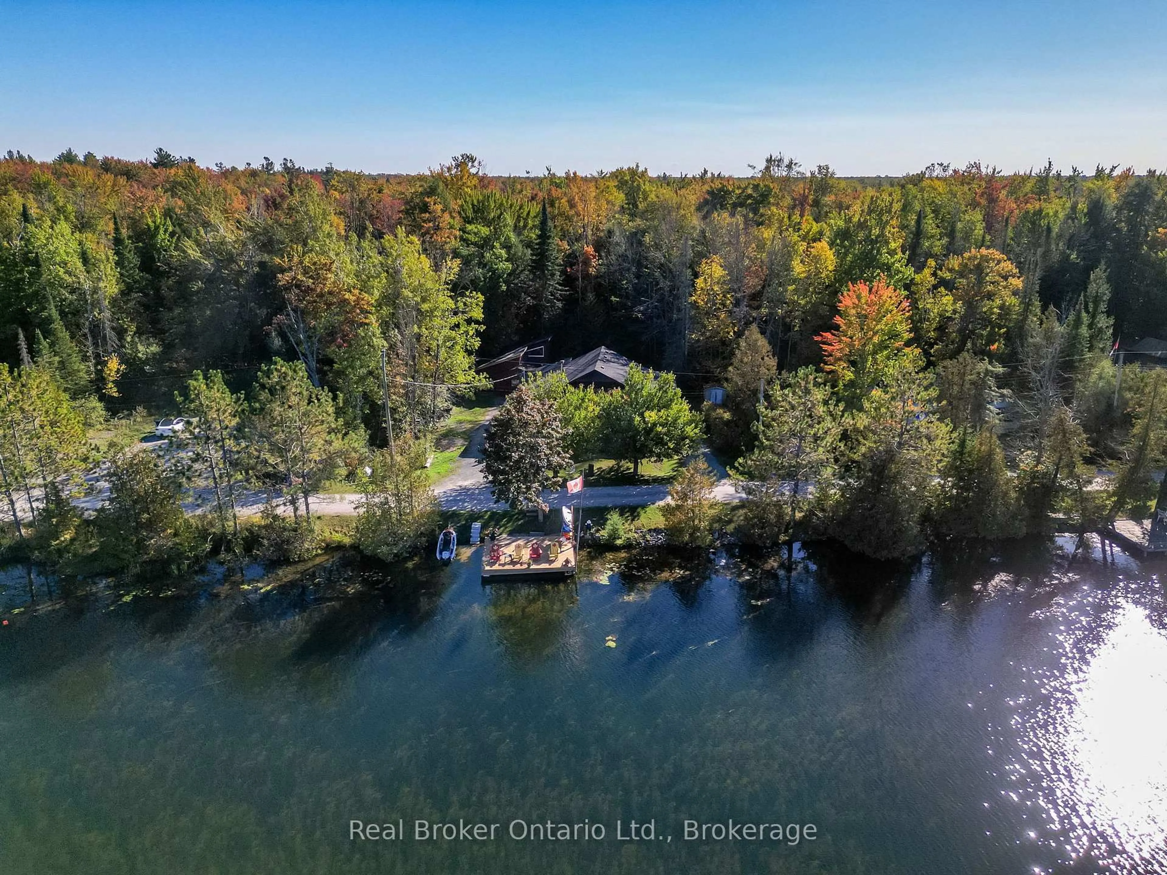 A pic from outside/outdoor area/front of a property/back of a property/a pic from drone, water/lake/river/ocean view for 68 Talbot Dr, Brock Ontario L0K 1A0