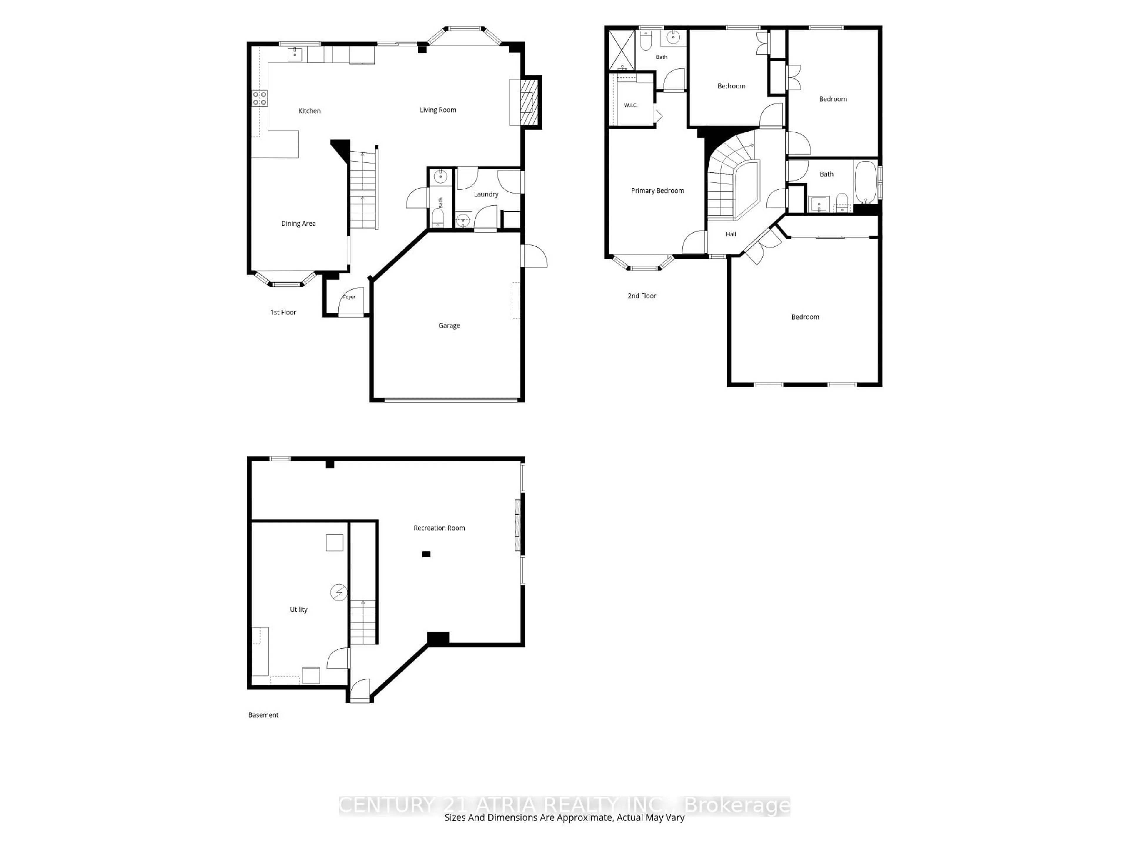 Floor plan for 1040 Birchwood Dr, Newmarket Ontario L3Y 6J8