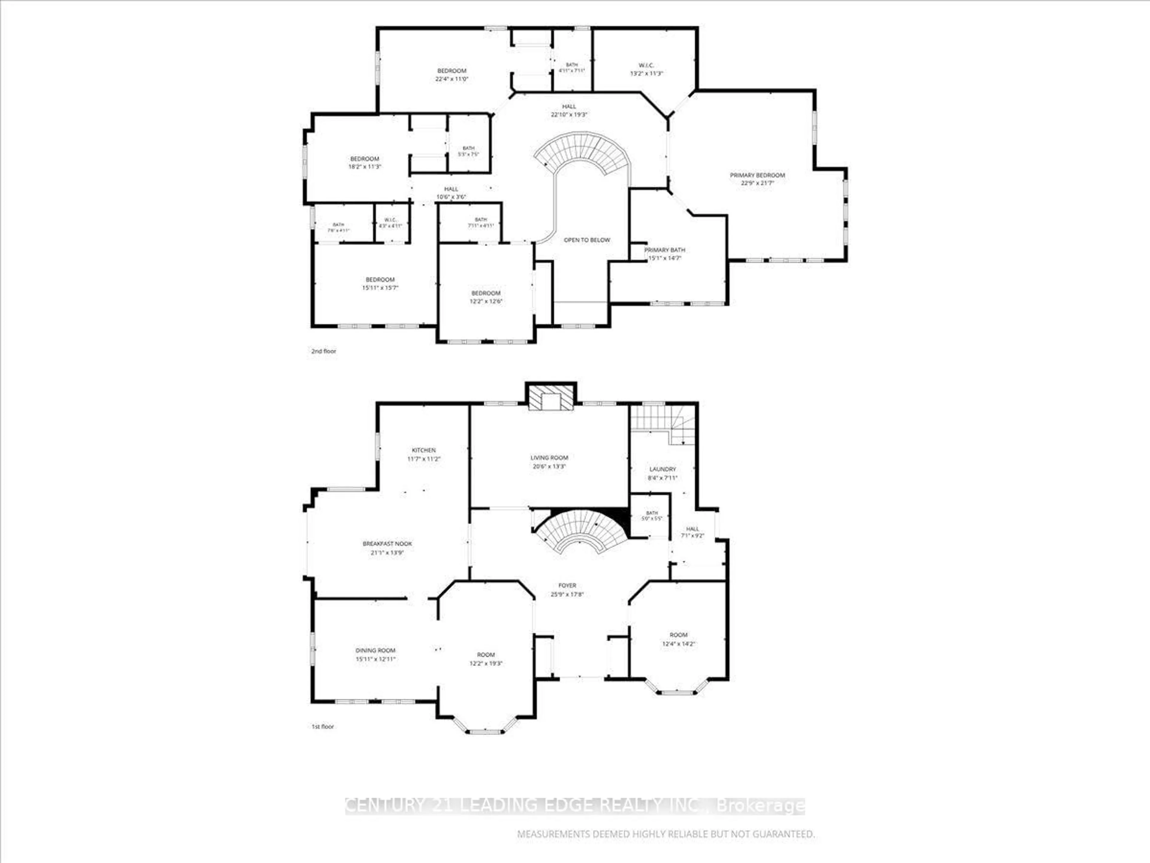 Floor plan for 22 Fern Ave, Richmond Hill Ontario L4B 3R6