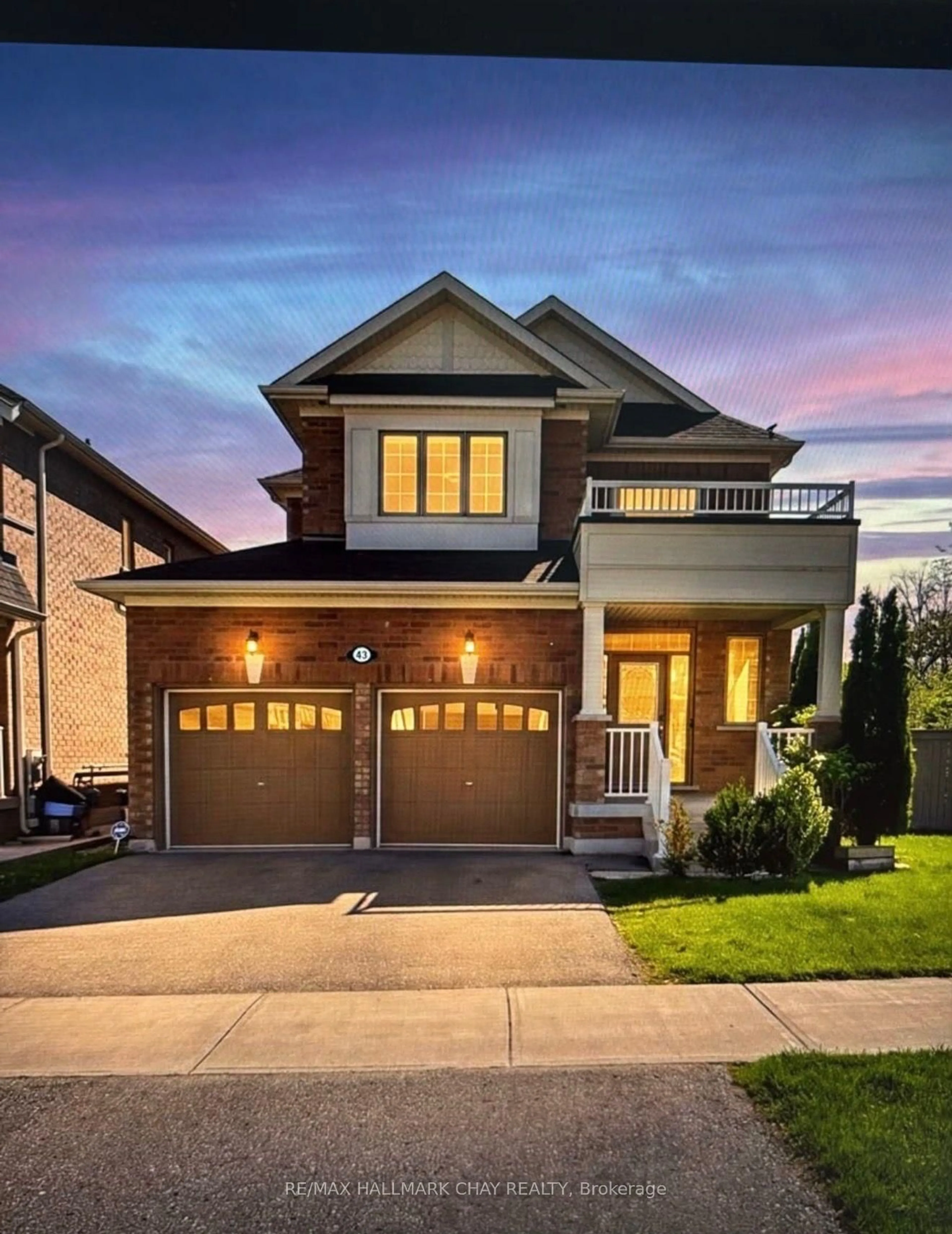 Home with brick exterior material, street for 43 Walls Cres, New Tecumseth Ontario L0G 1W0