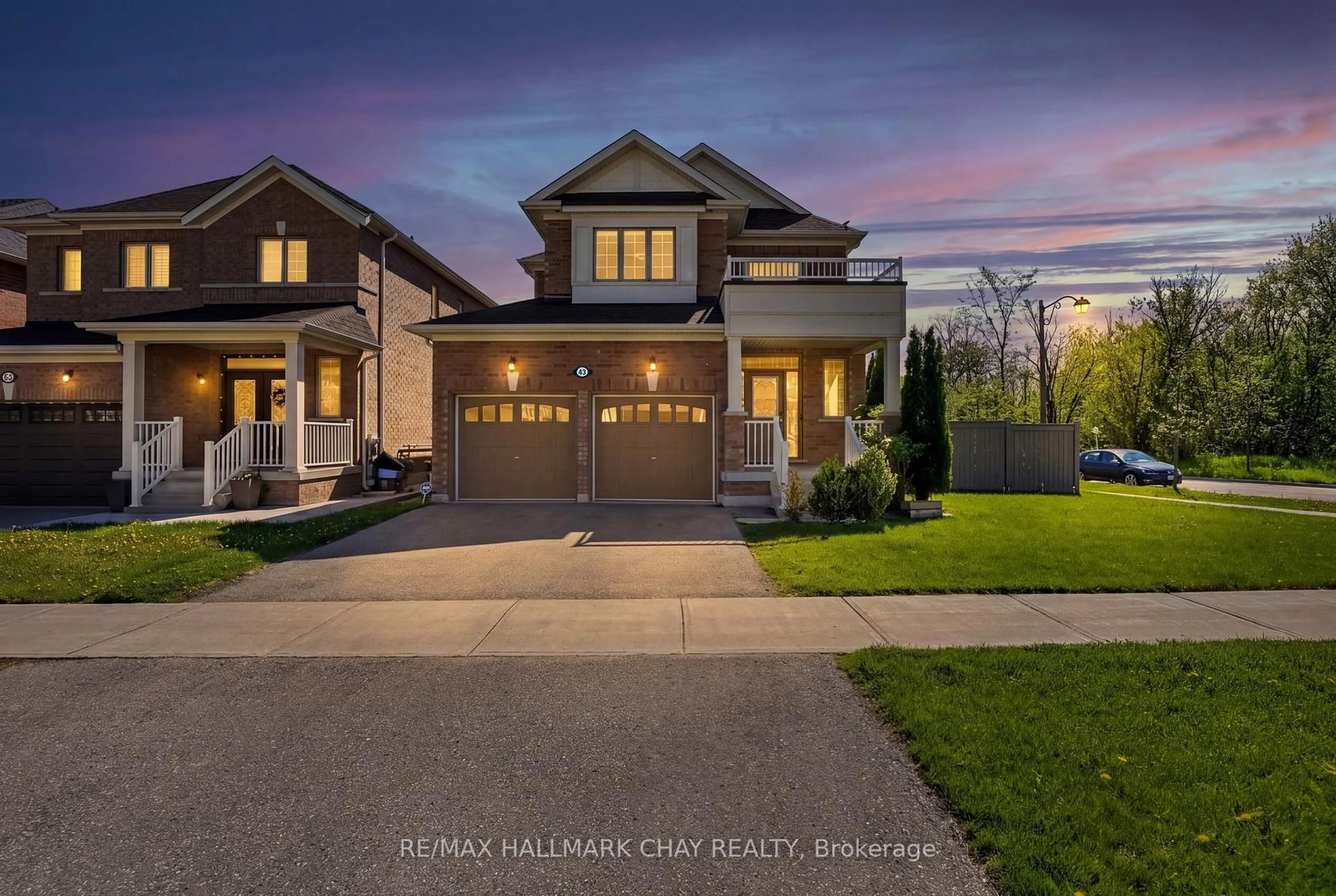 Home with brick exterior material, street for 43 Walls Cres, New Tecumseth Ontario L0G 1W0
