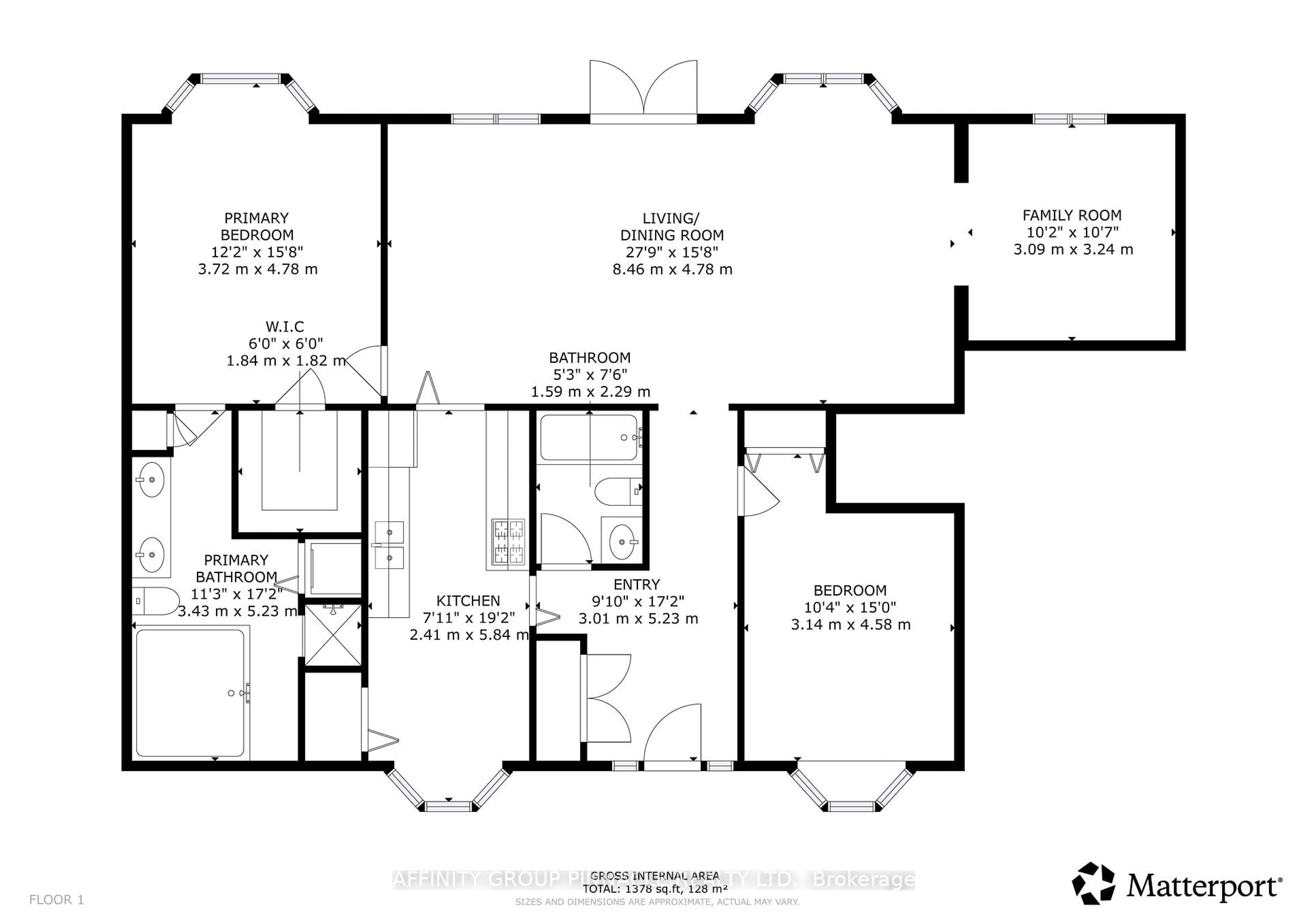 Floor plan for 90 Parklawn Blvd #1, Brock Ontario L0K 1A0