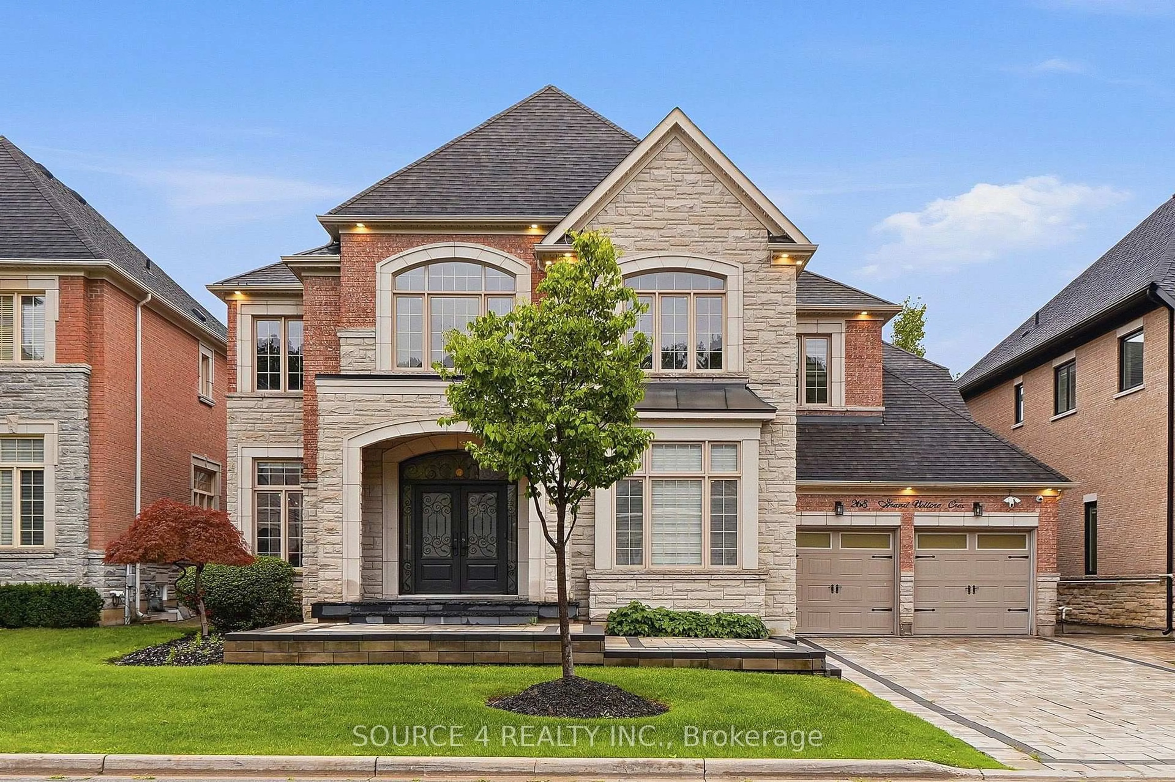 Home with brick exterior material, street for 268 Grand Vellore Cres, Vaughan Ontario L4H 0N7