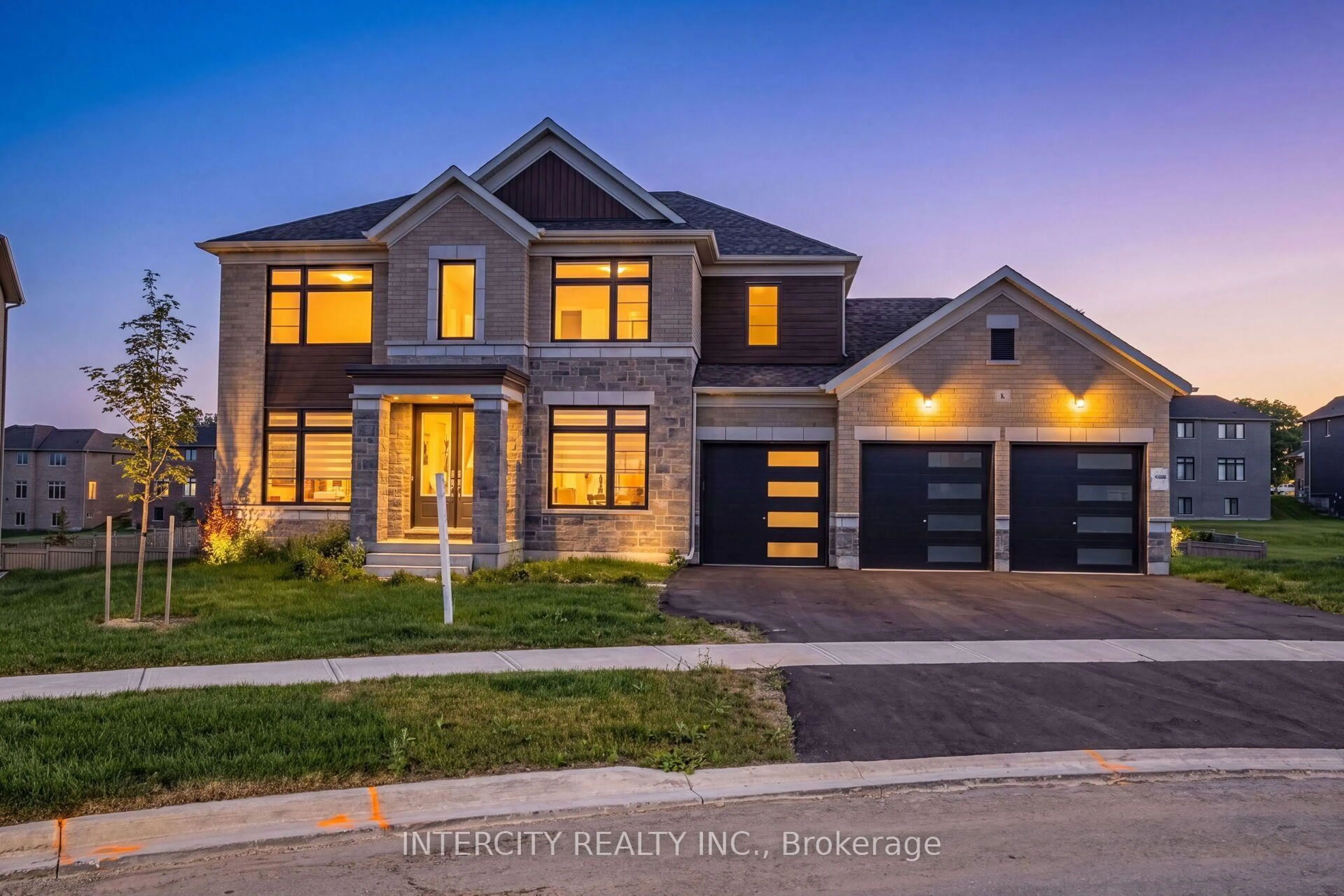 Home with brick exterior material, street for 8 Elderberry Way, Adjala-Tosorontio Ontario L0G 1W0
