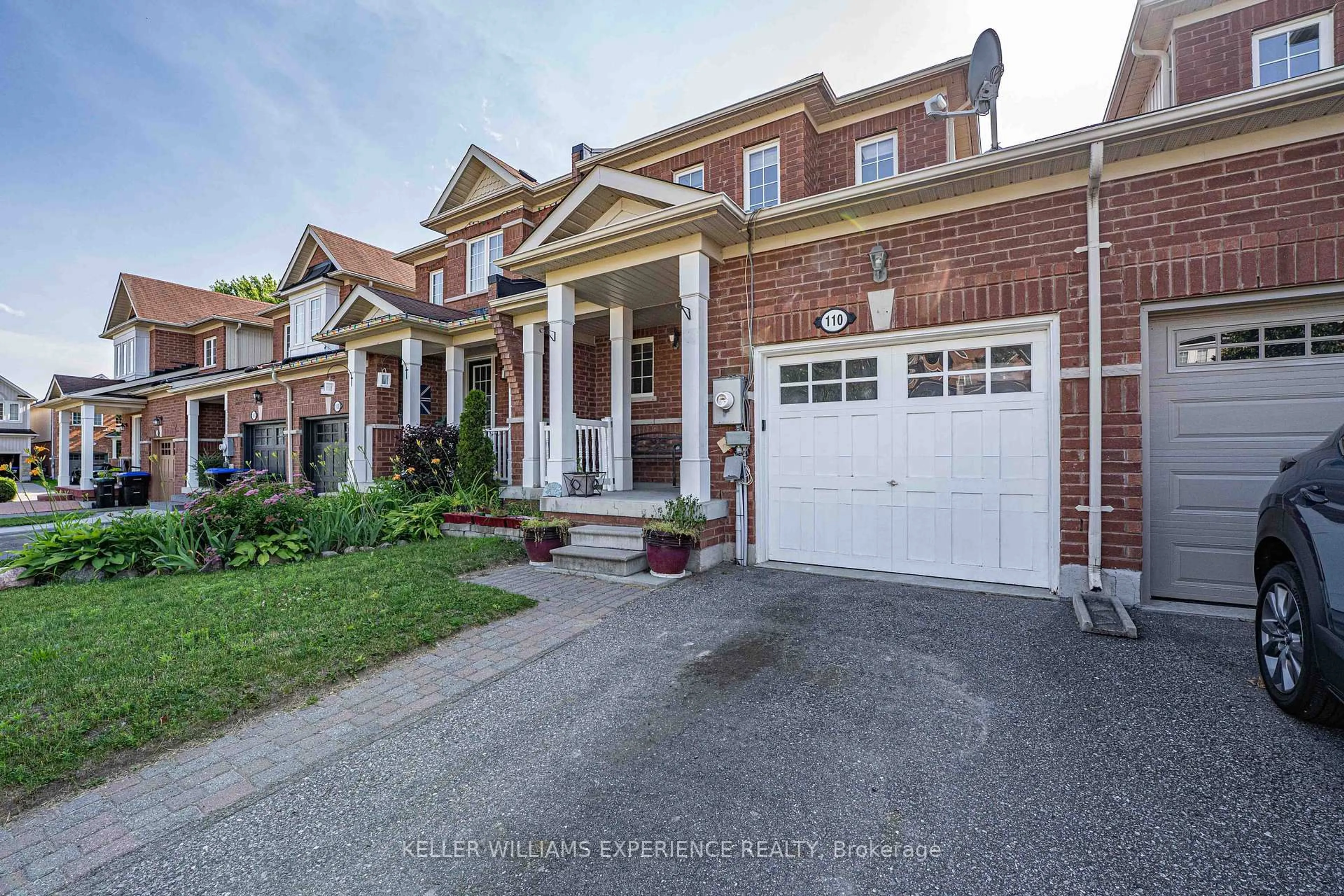 Home with brick exterior material, street for 110 COLLIER Cres, Essa Ontario L3W 0M8
