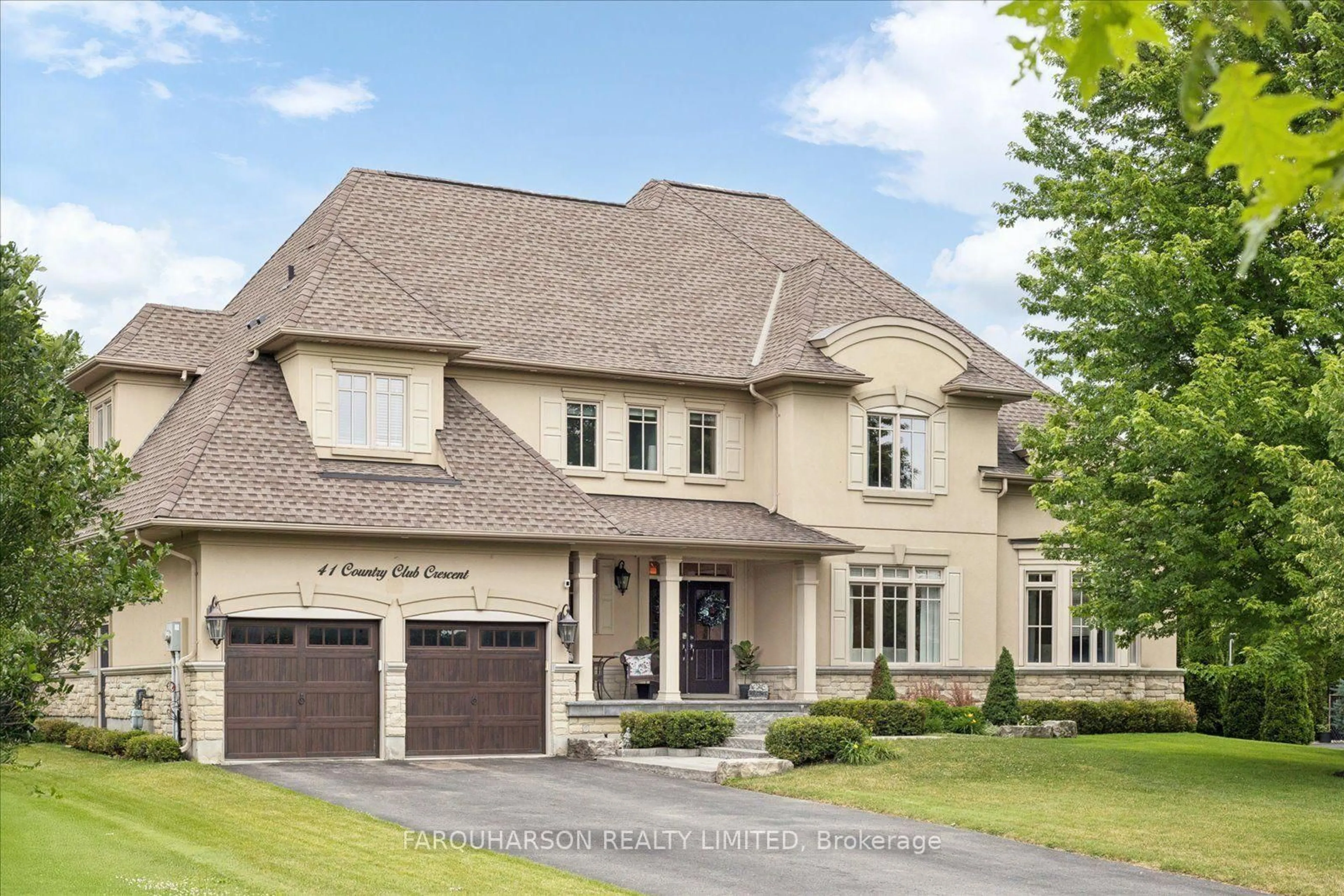 Home with brick exterior material, street for 41 Country Club Cres, Uxbridge Ontario L9P 0B8