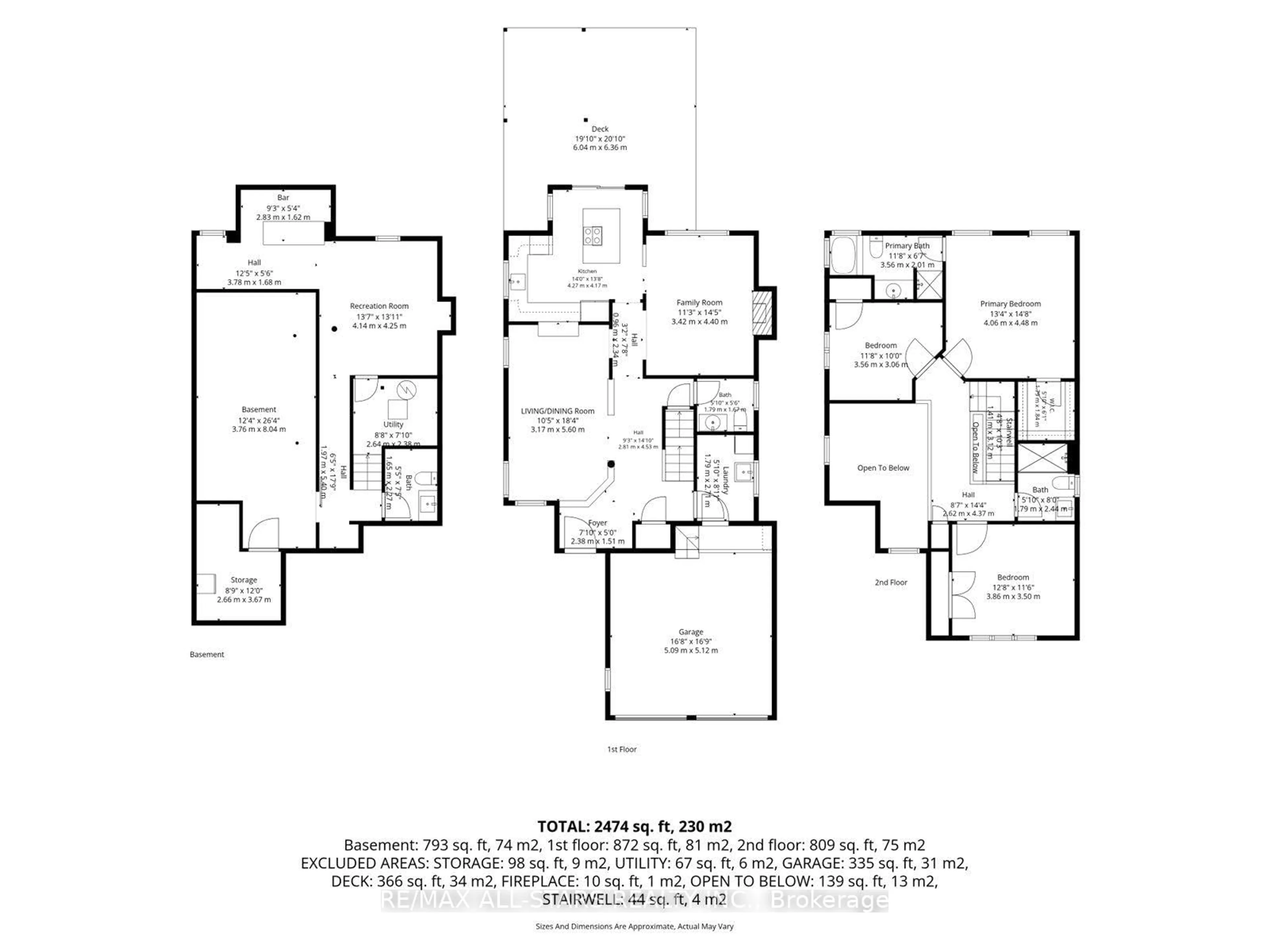 Floor plan for 36 Burnaby Dr, Georgina Ontario L4P 3Z1