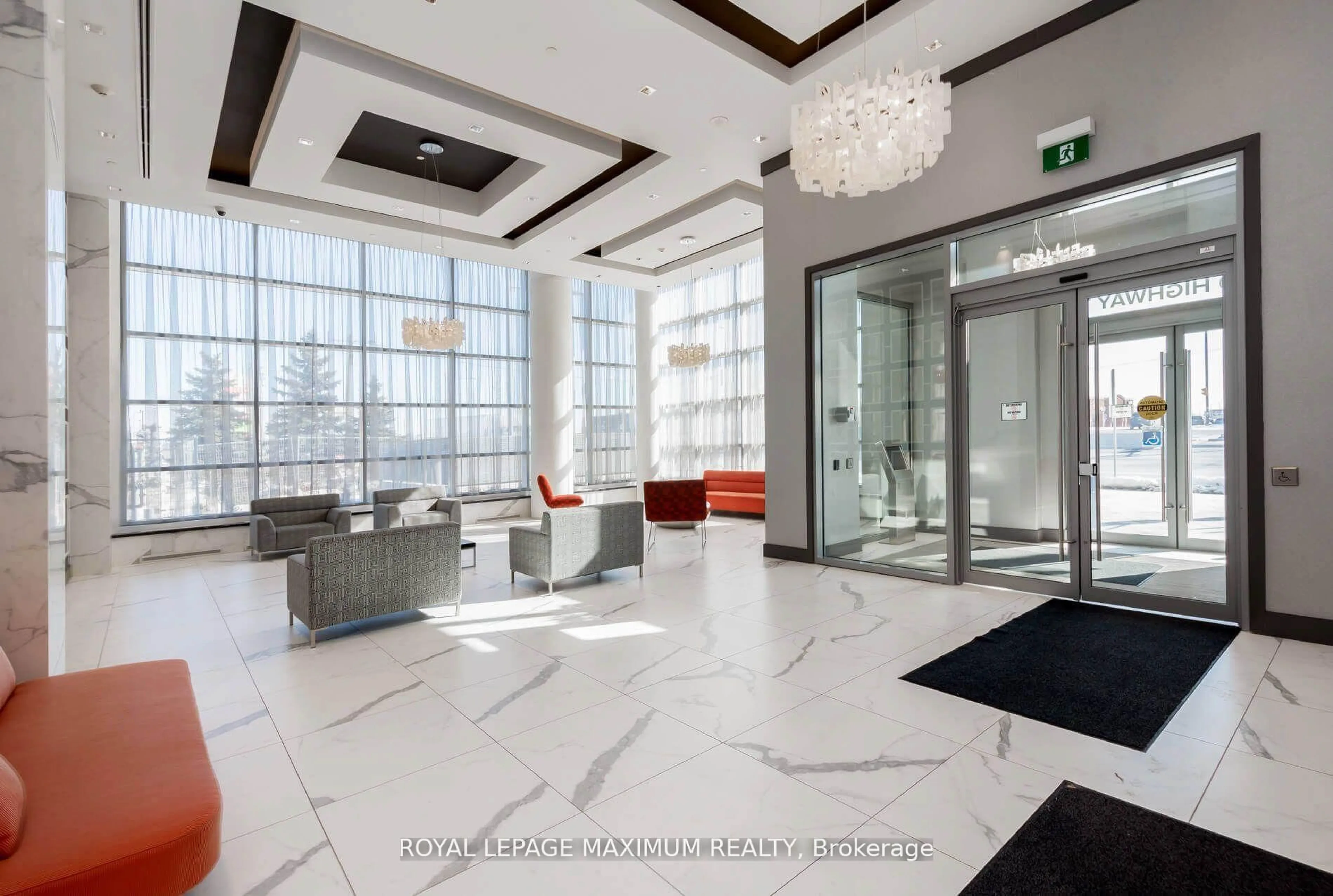 Lobby for 3600 Highway 7 Rd #1210, Vaughan Ontario L4L 0G9