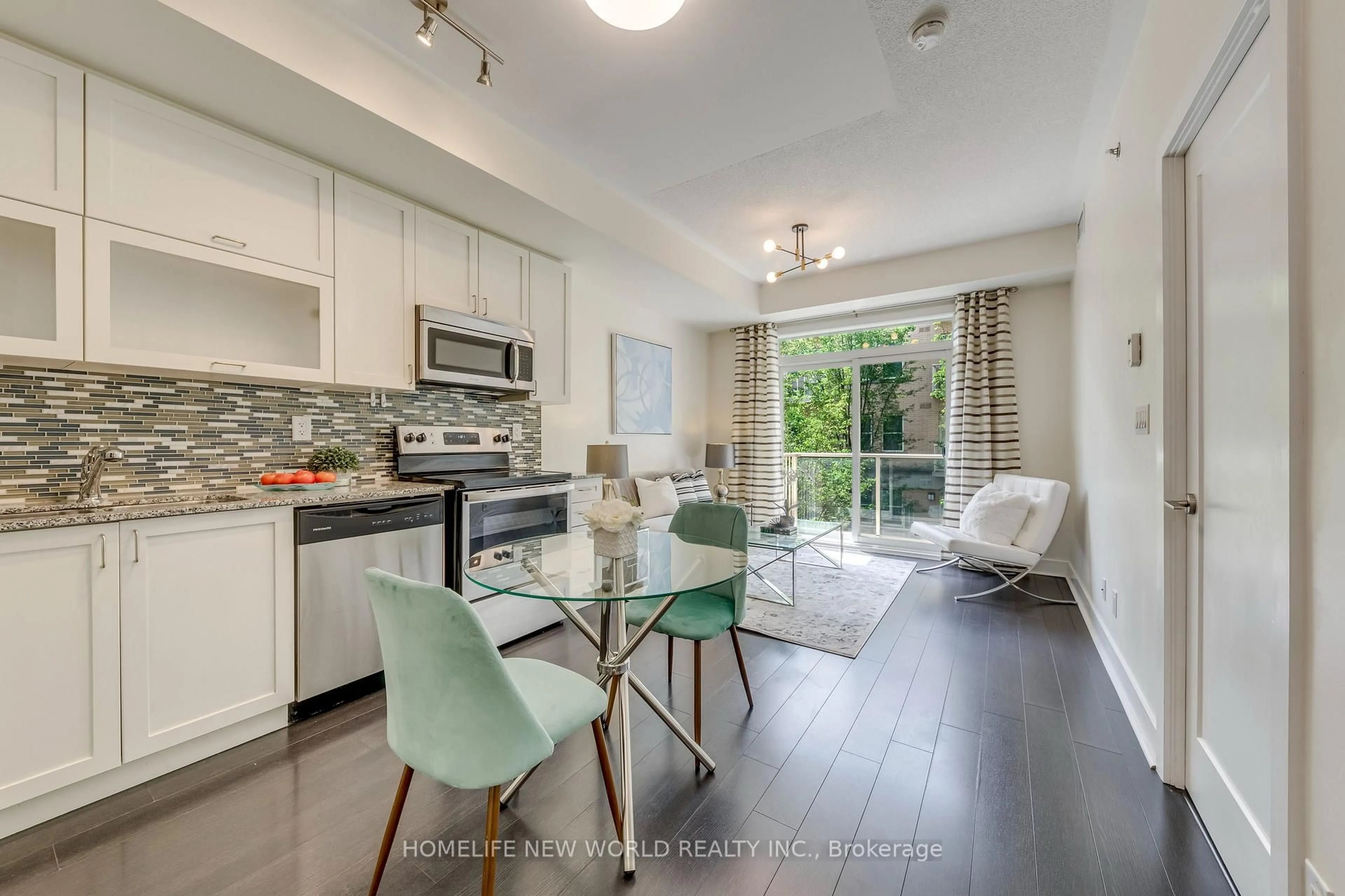 Open concept kitchen, unknown for 28 Prince Regent St #240, Markham Ontario L6C 0V5