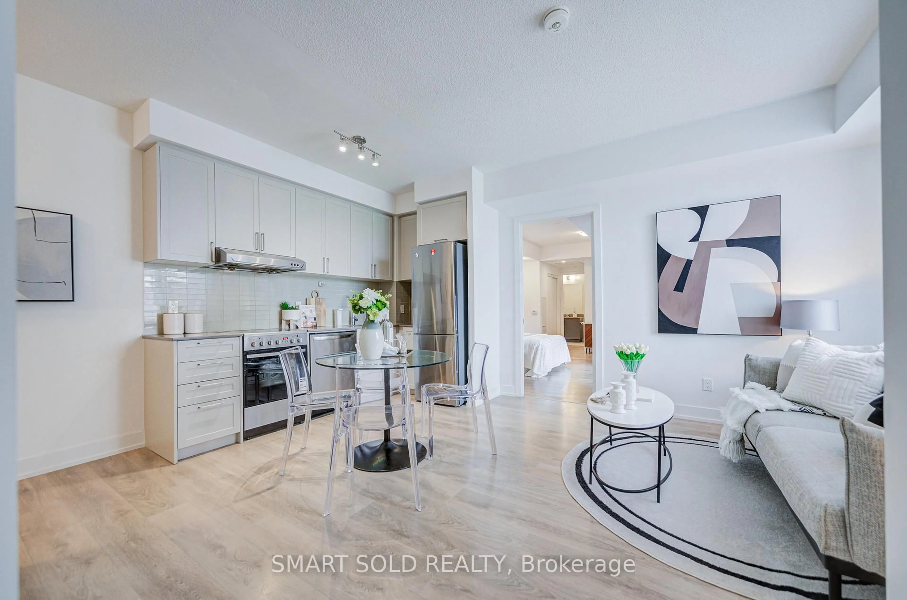 Open concept kitchen, unknown for 268 Buchanan Dr #305W, Markham Ontario L3R 8G9