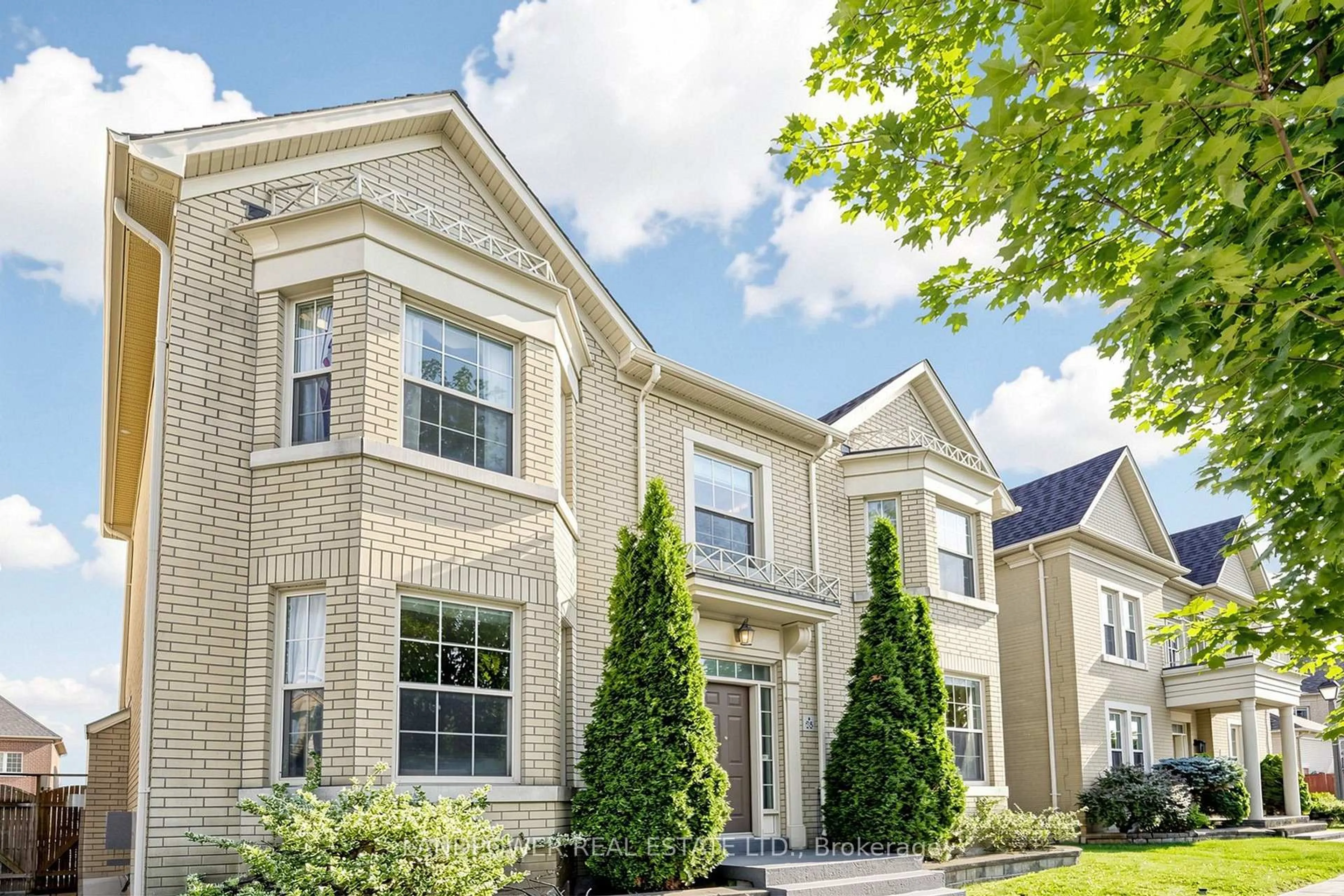 Home with brick exterior material, street for 25 Reflection Rd, Markham Ontario L6C 0A1