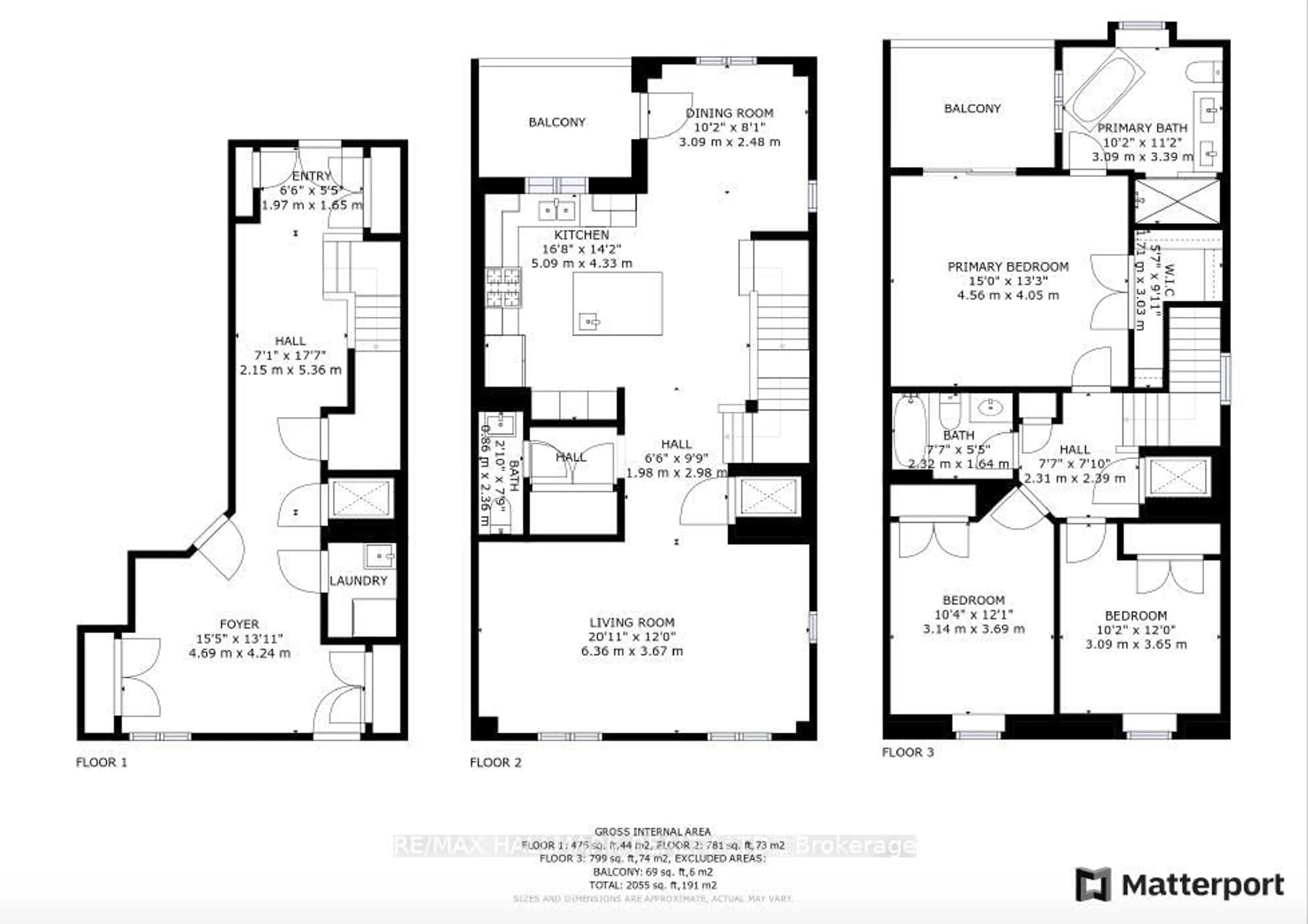 Floor plan for 8313 Islington Ave, Vaughan Ontario L4L 1X1