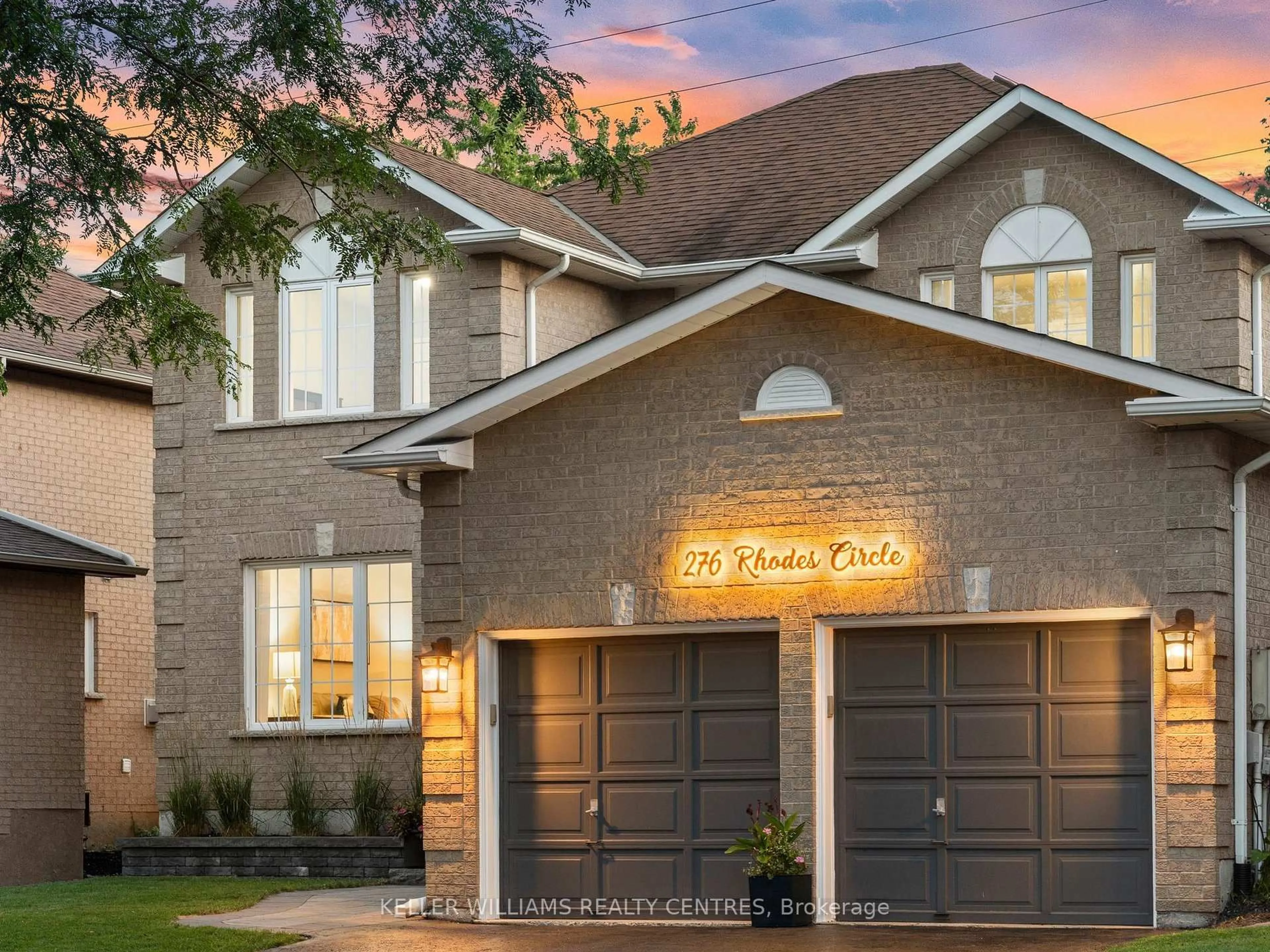 Home with brick exterior material, street for 276 Rhodes Circ, Newmarket Ontario L3X 1V4