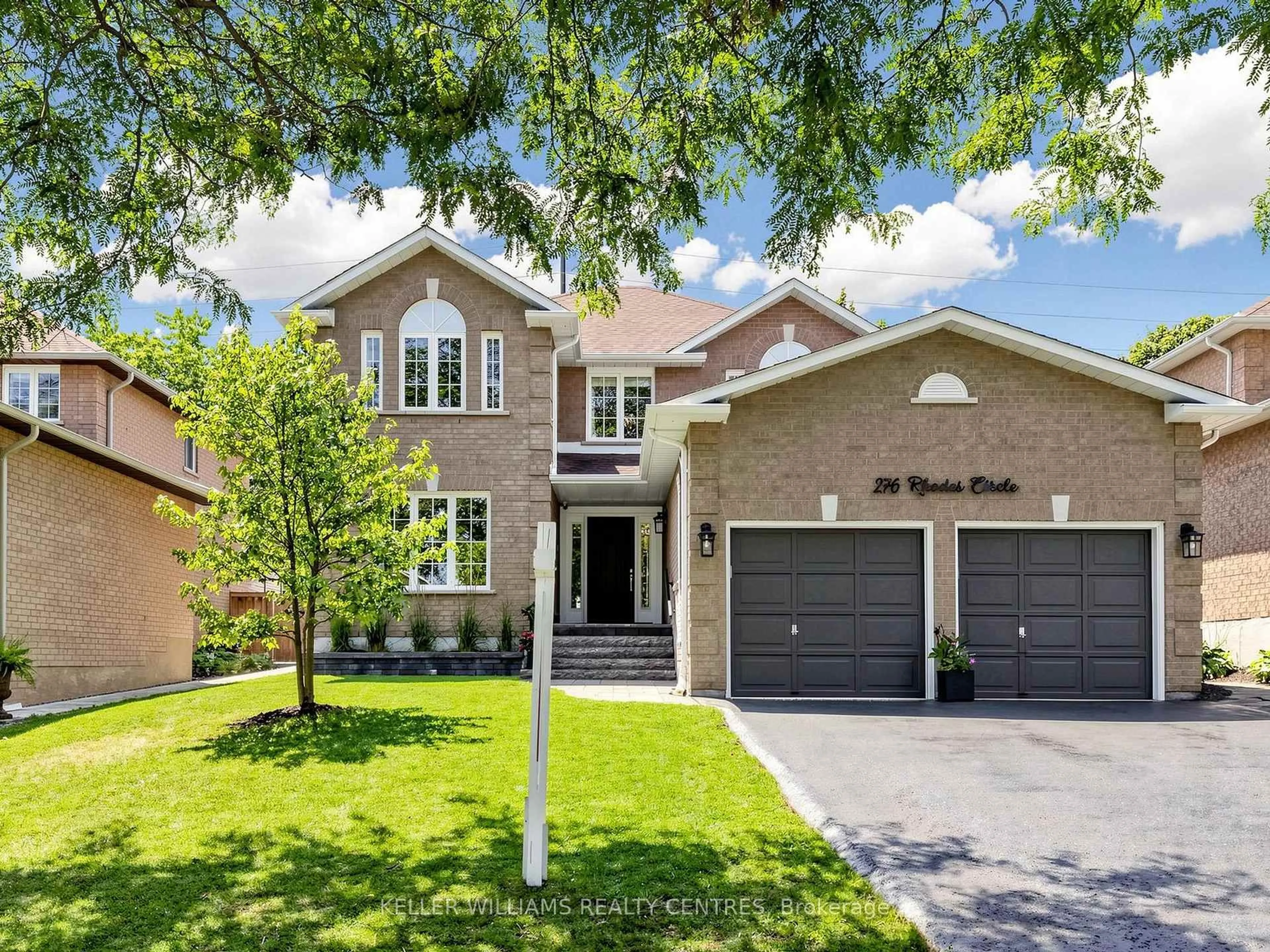 Home with brick exterior material, street for 276 Rhodes Circ, Newmarket Ontario L3X 1V4