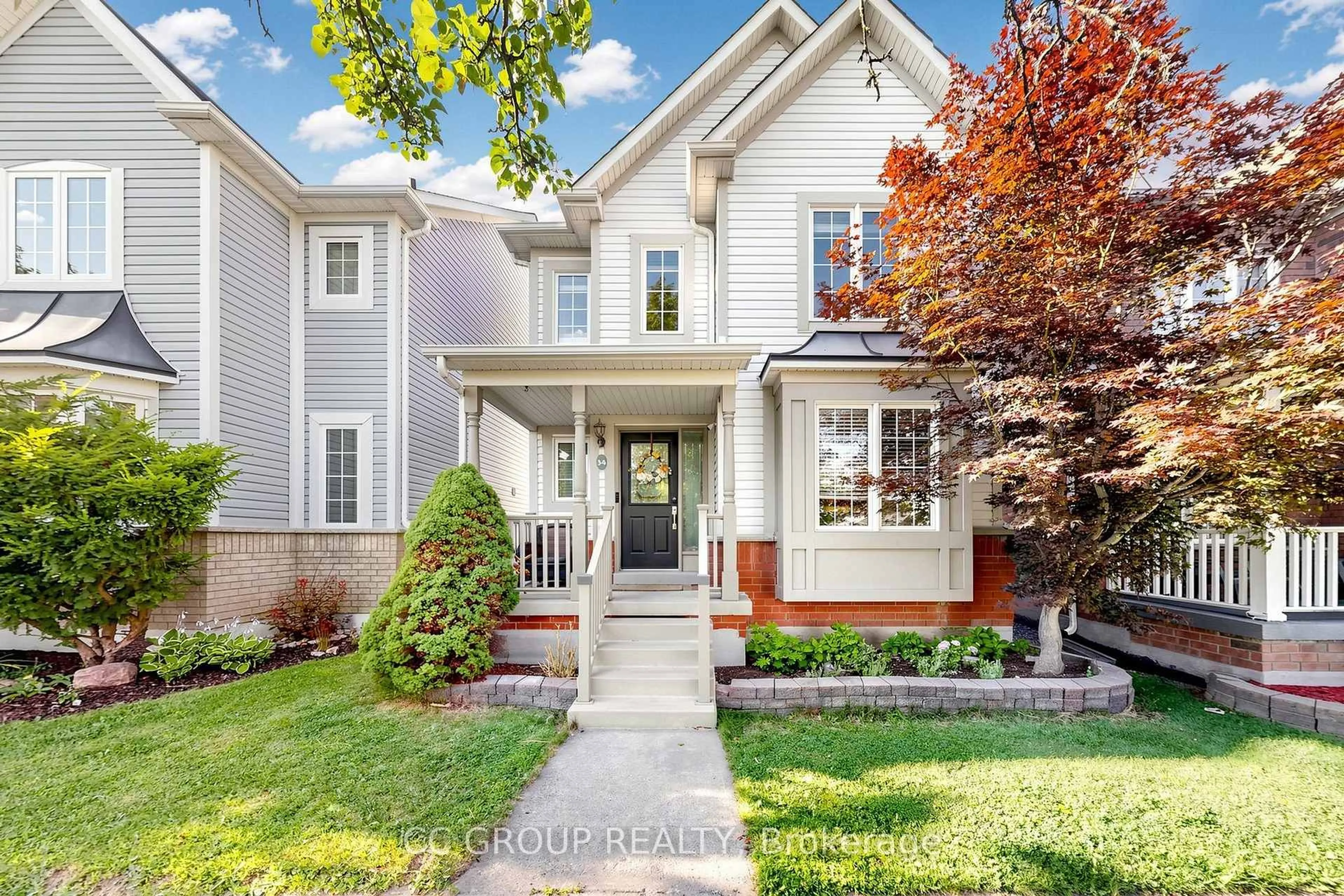 Home with brick exterior material, street for 34 Glendennan Ave, Markham Ontario L6B 1C7