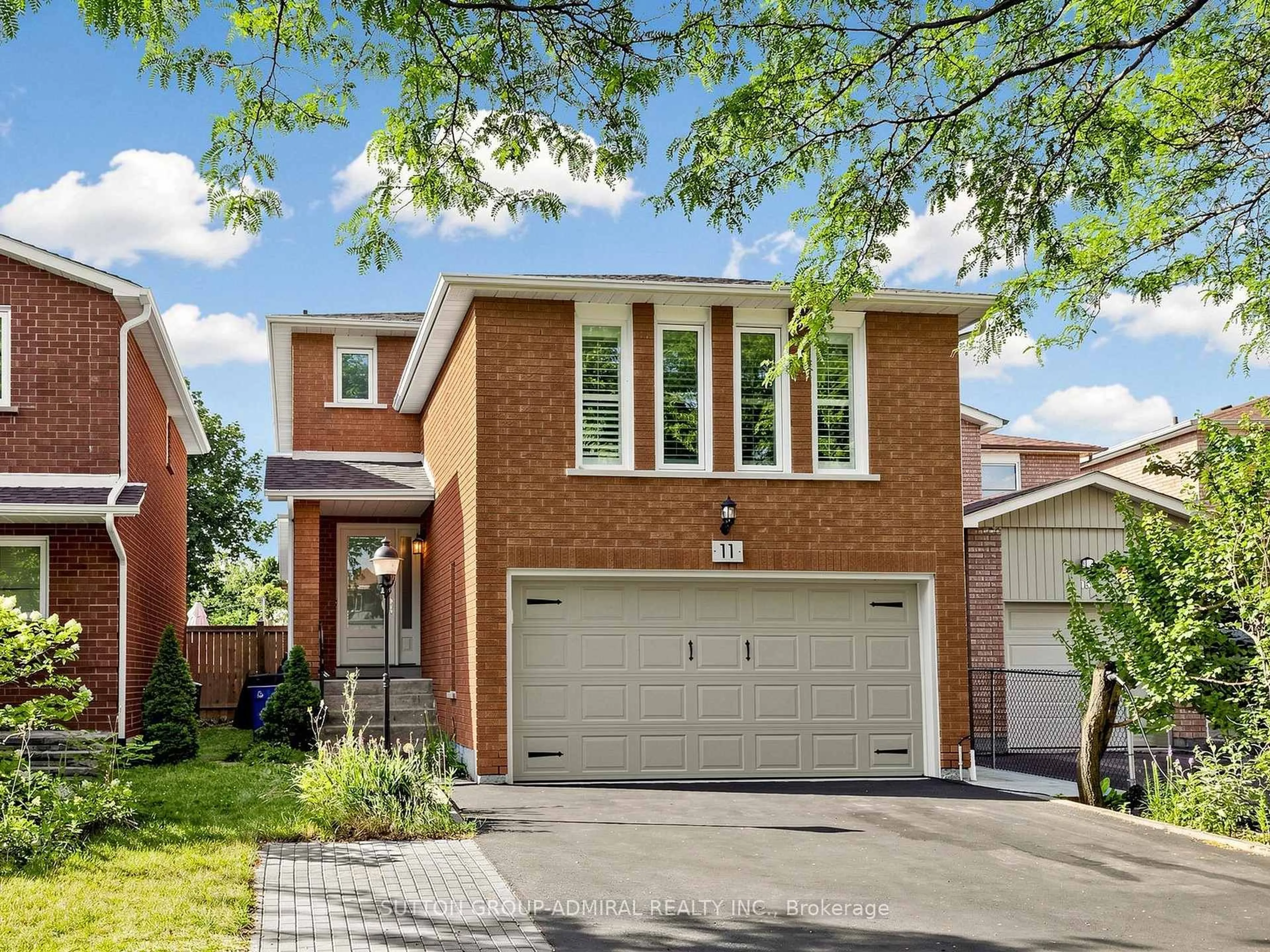 Home with brick exterior material, street for 11 Checker Crt, Vaughan Ontario L4J 5X4